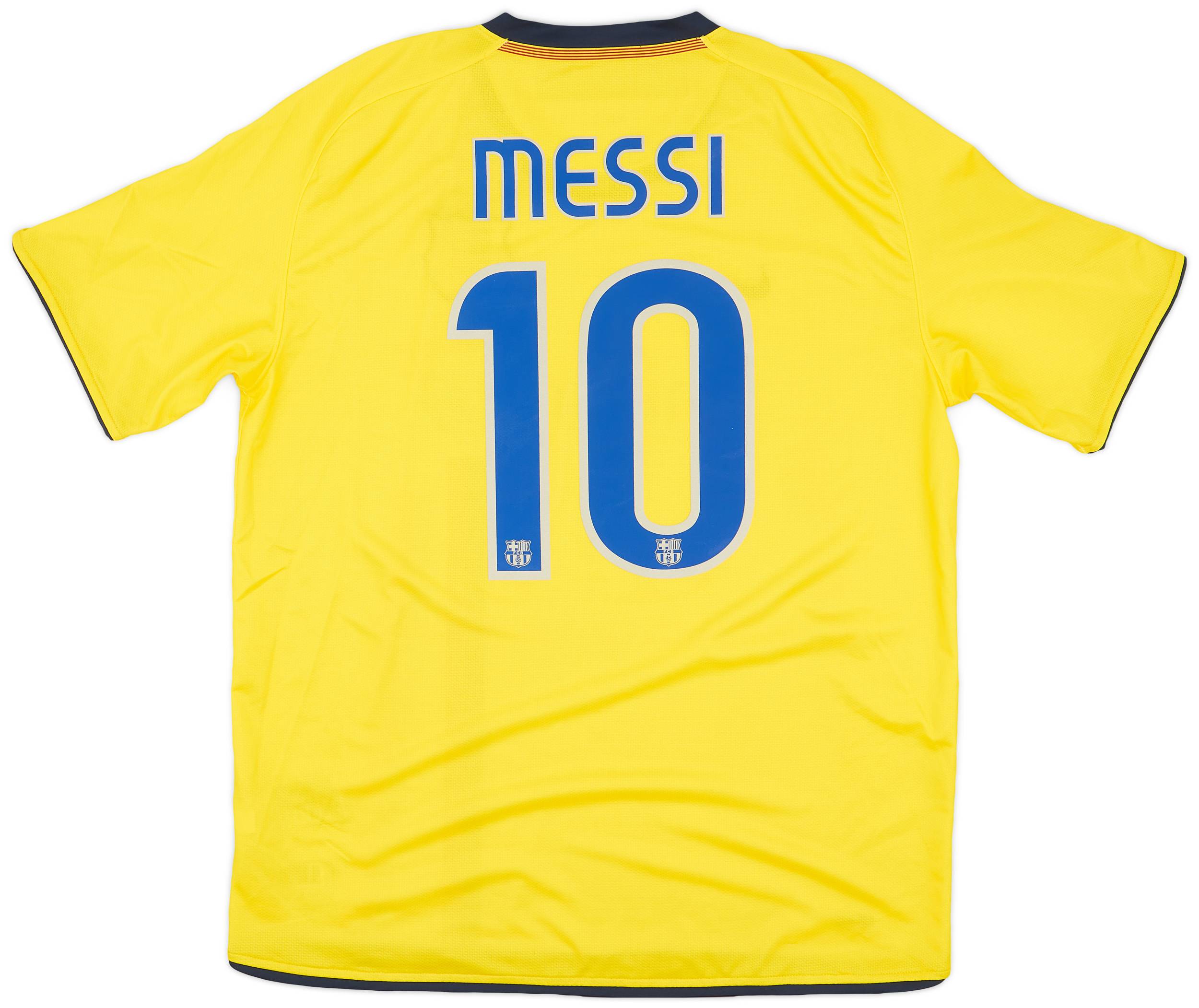 2008-10 Barcelona Away Shirt Messi #10 - 9/10 - (L)