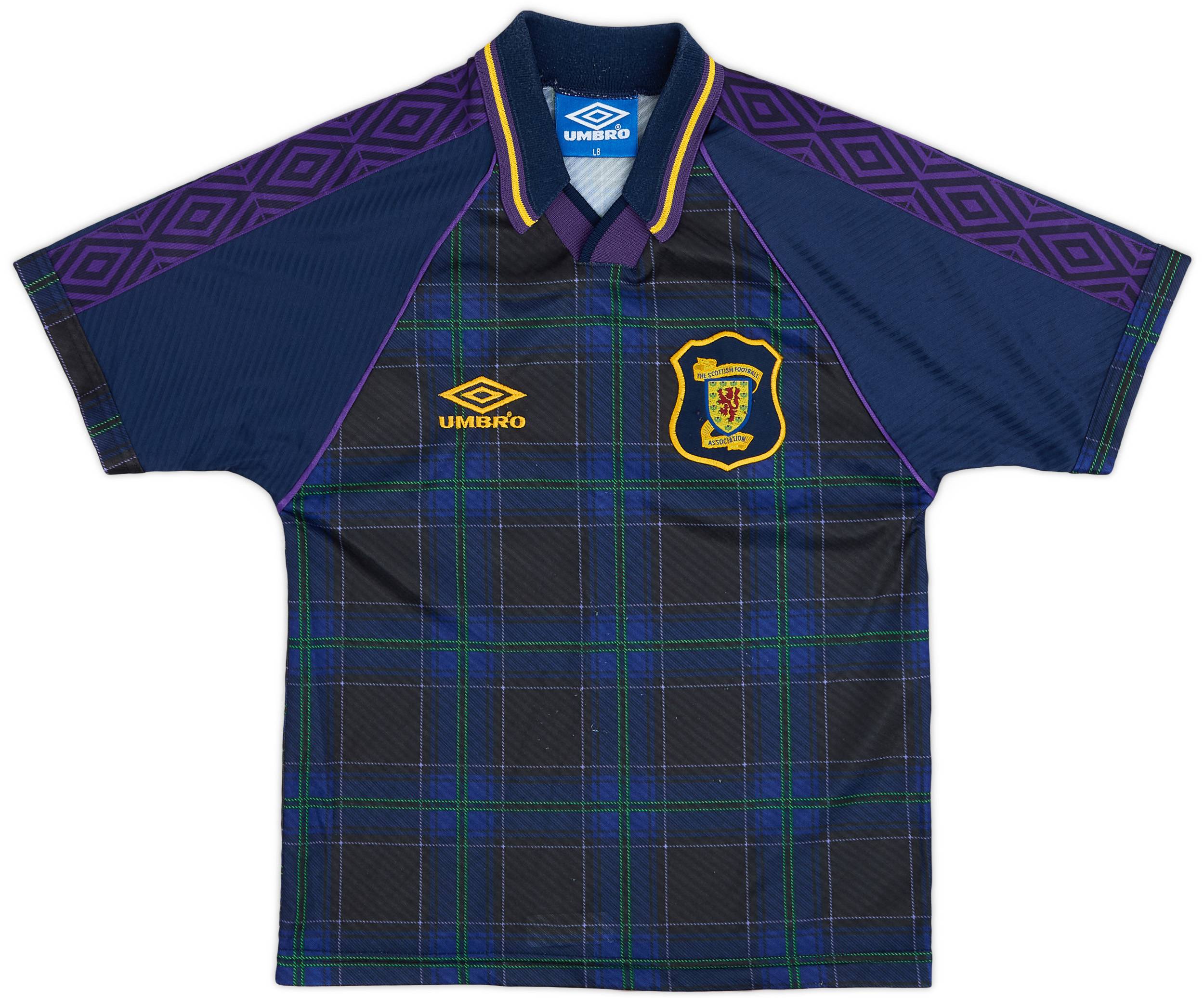 1994-96 Scotland Home Shirt - 6/10 - (L.Boys)
