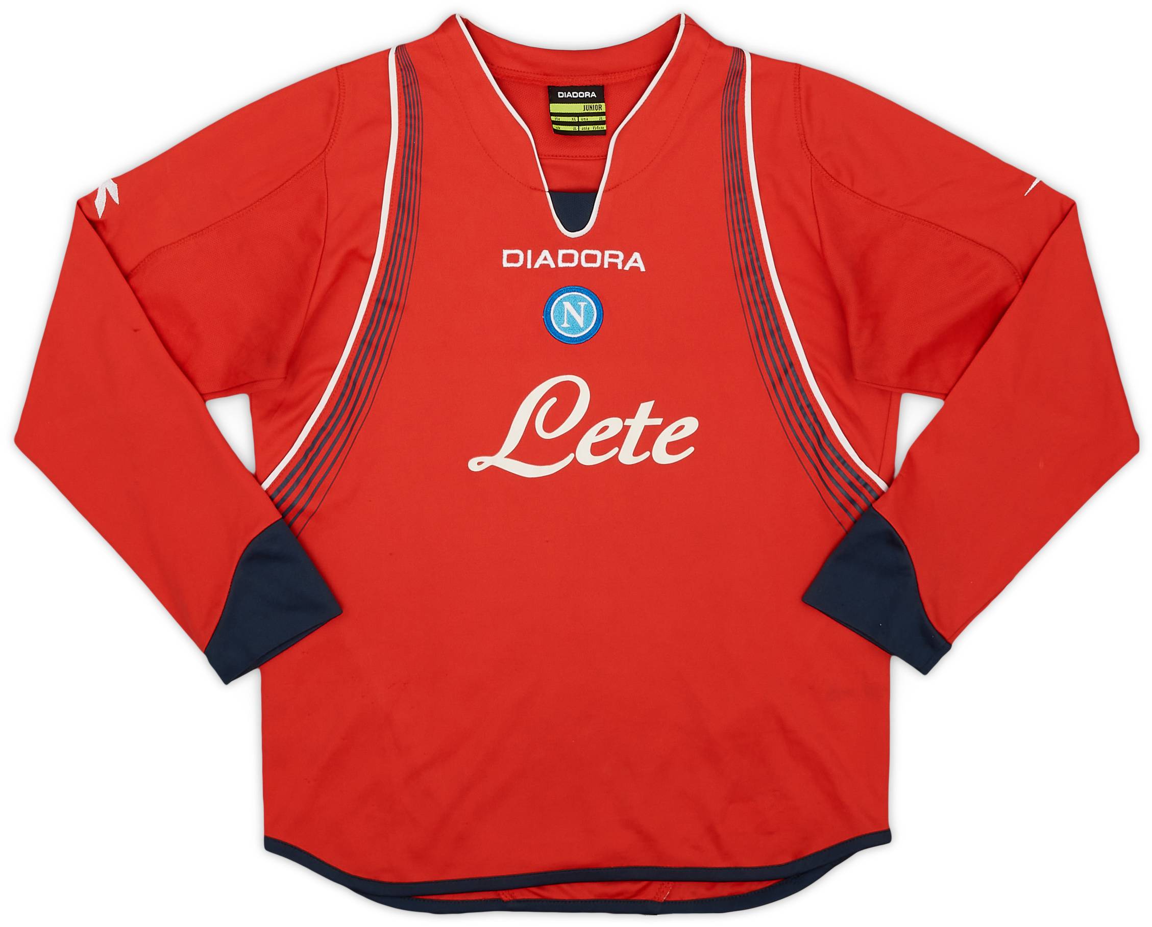 2007-08 Napoli Away L/S Shirt - 5/10 - (L.Boys)
