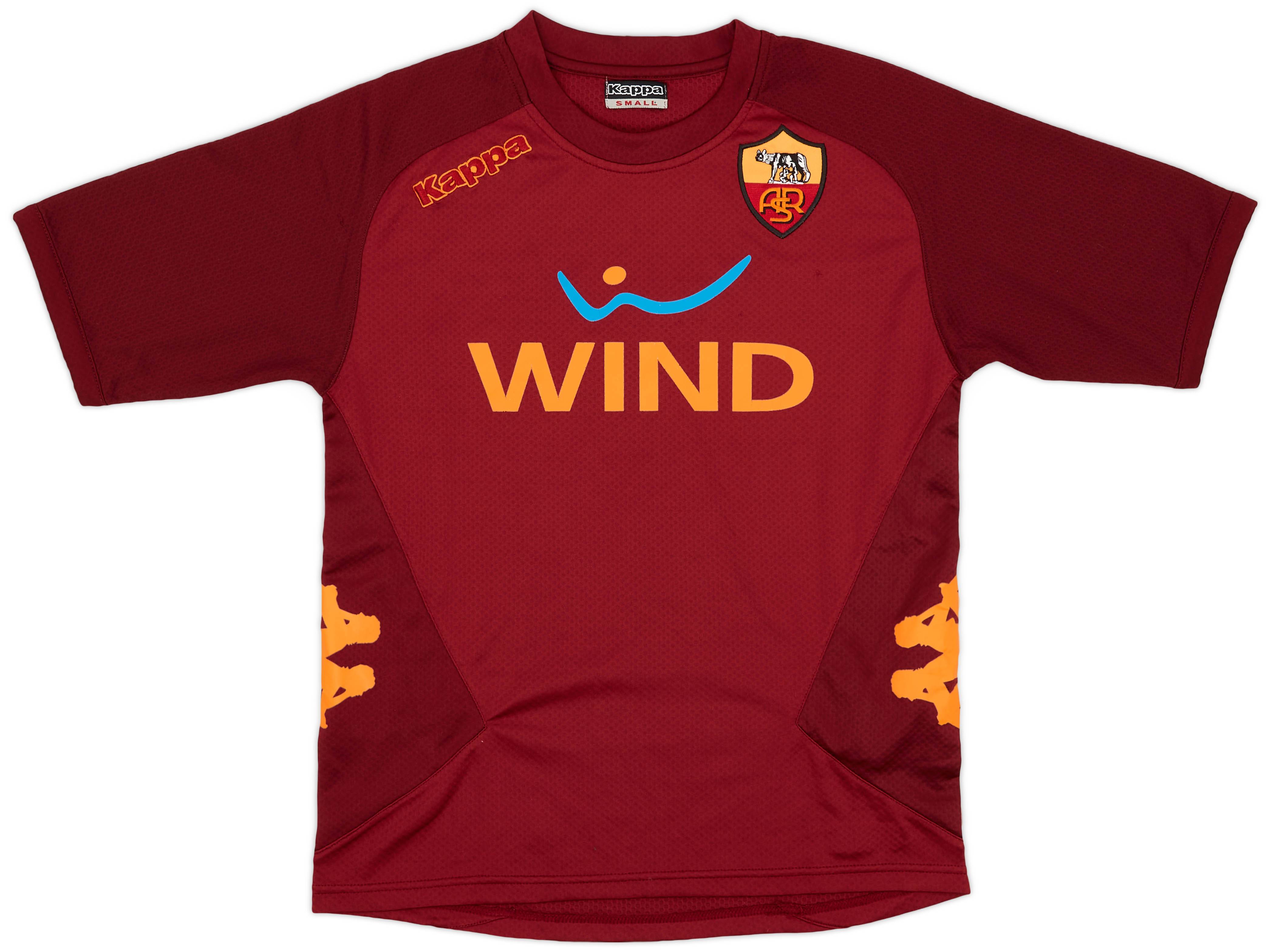 2012-13 Roma Kappa Training Shirt - 8/10 - (S)