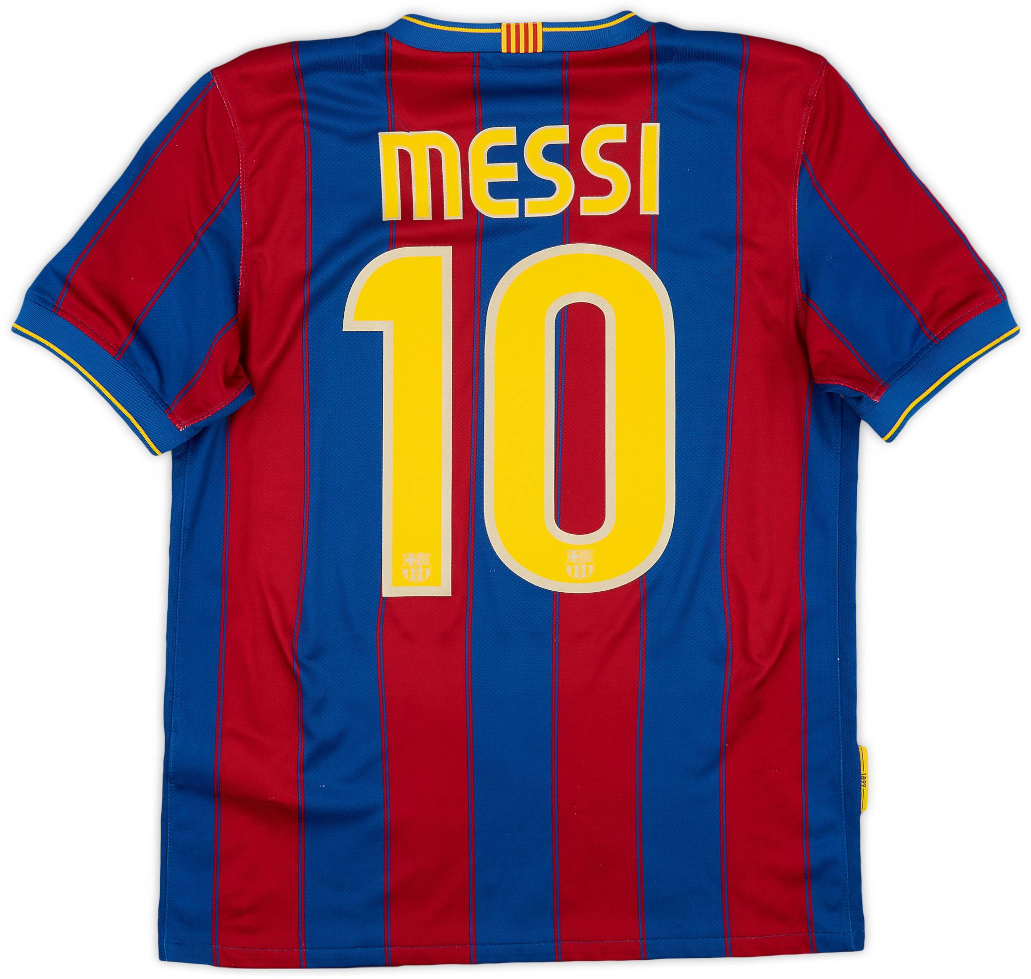 2009-10 Barcelona Home Shirt Messi #10 - 7/10 - (S)