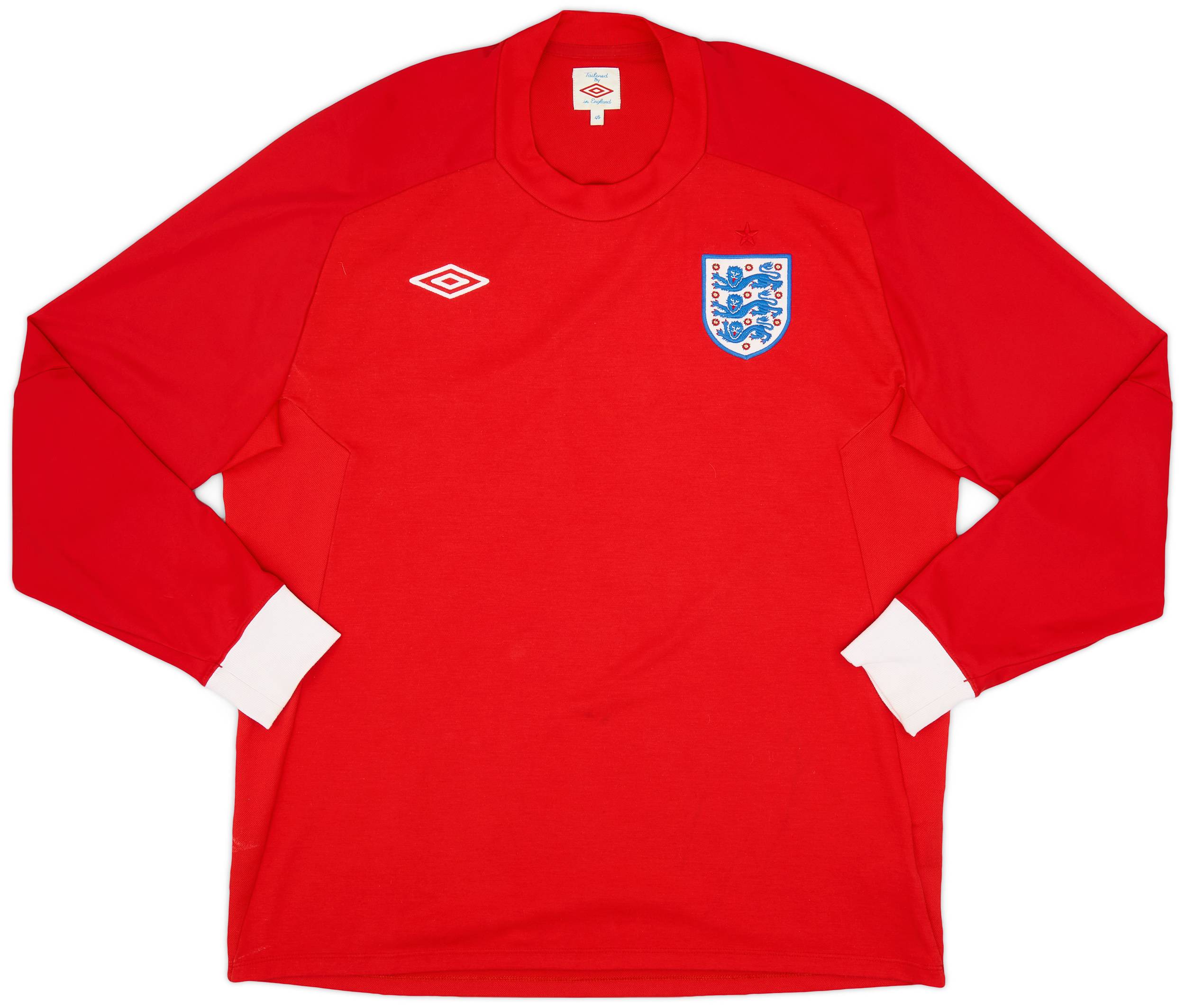 2010-11 England Away L/S Shirt - 7/10 - (XL)