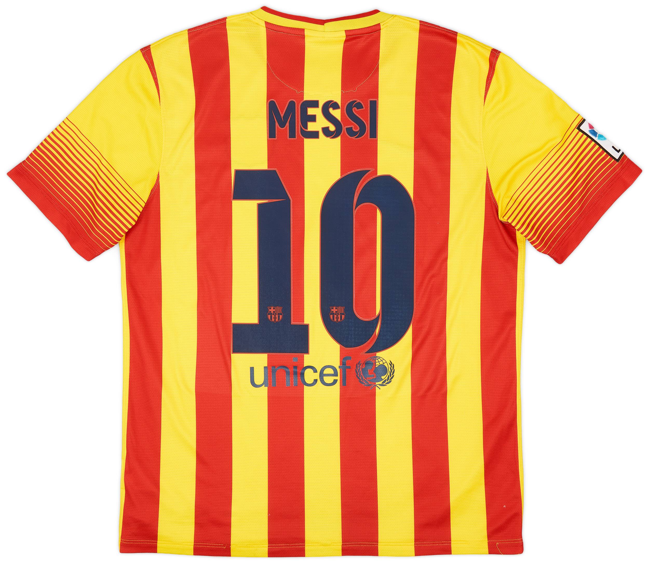 2013-15 Barcelona Away Shirt Messi #10 - 6/10 - (L)