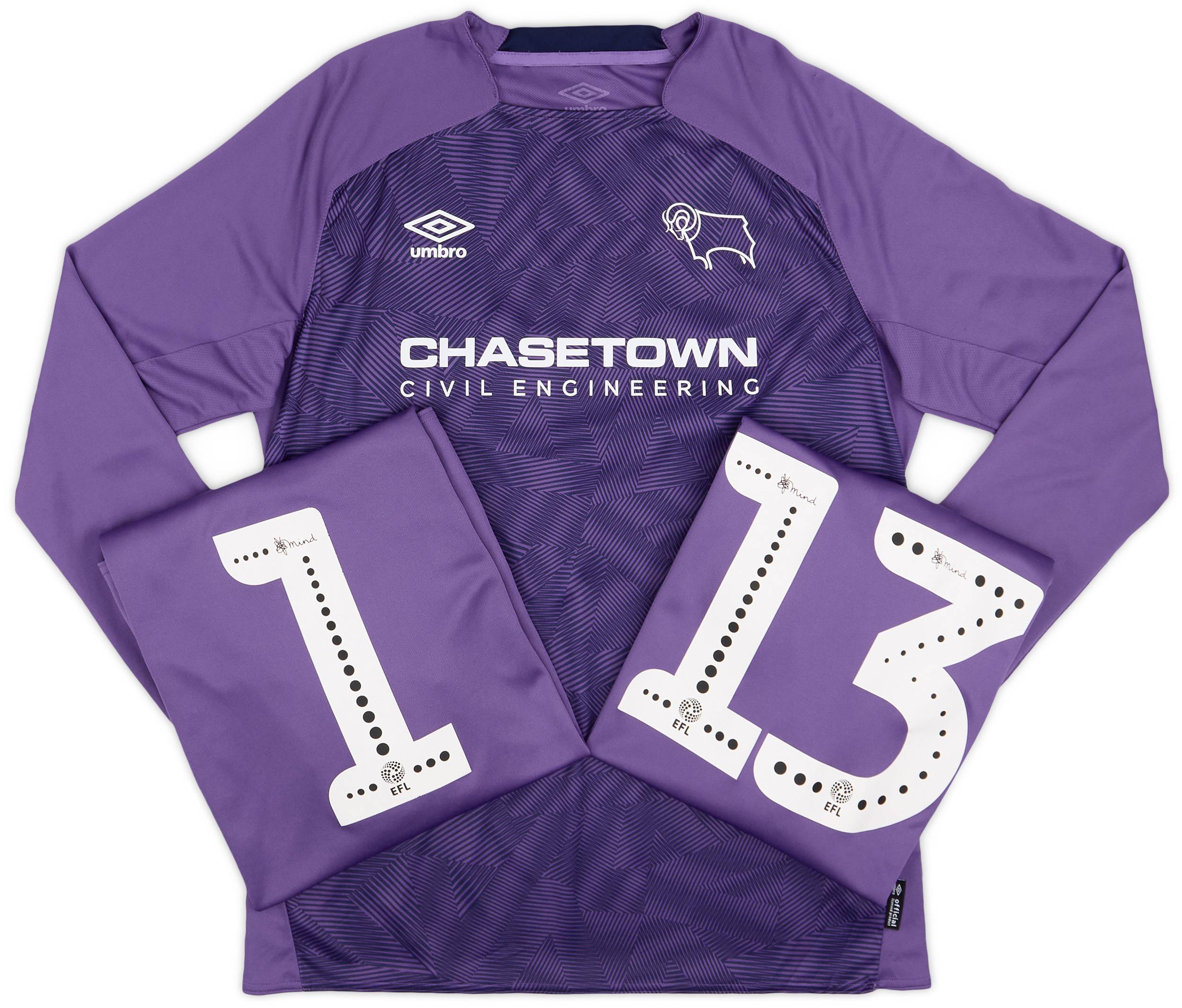 2018-19 Derby County U-21 Player Issue GK Shirt # - 9/10