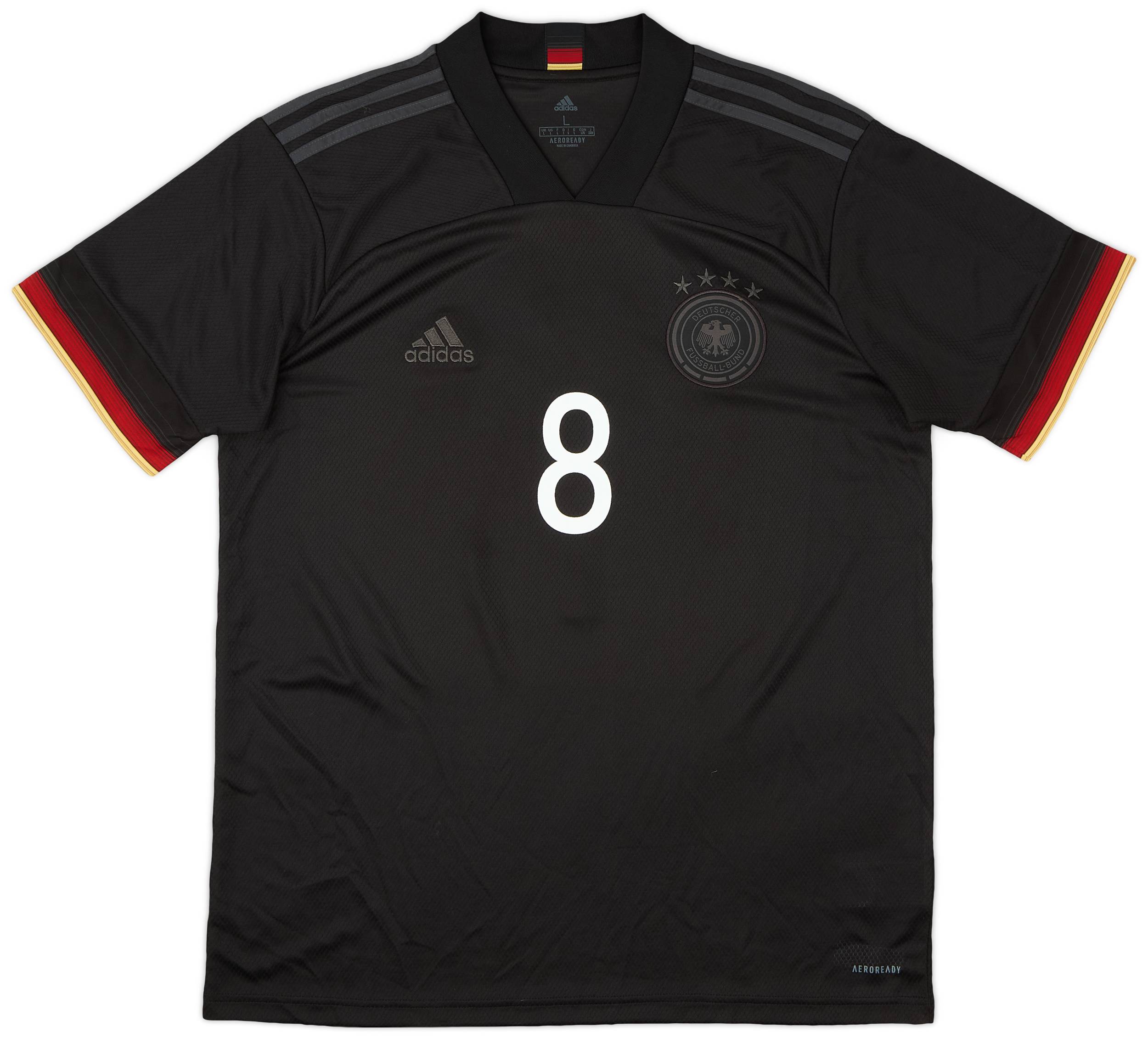 2020-21 Germany Away Shirt Kroos #8 - 9/10 - (L)