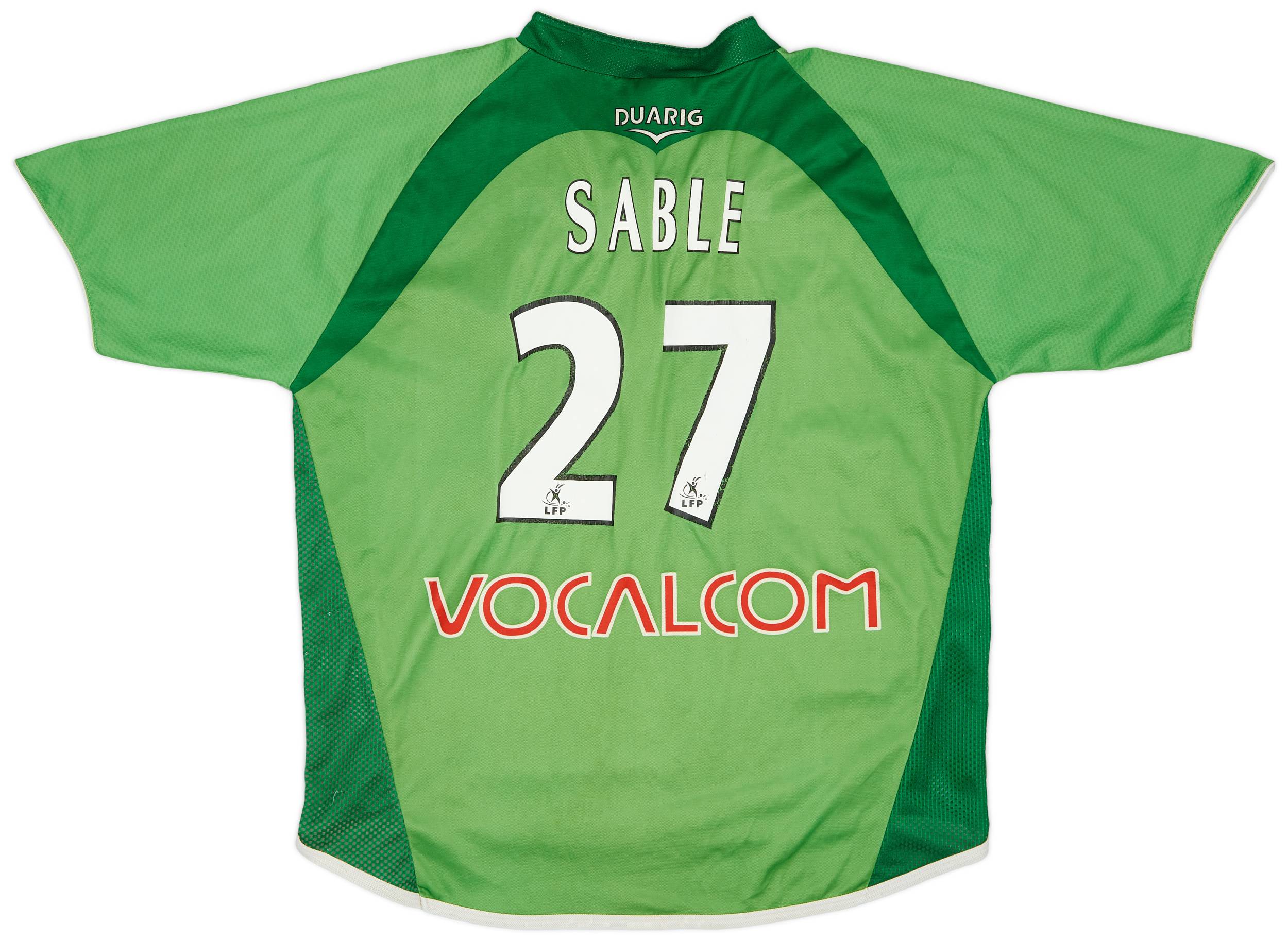 2004-05 Saint Etienne Home Shirt Sable #27 - 5/10 - (L)