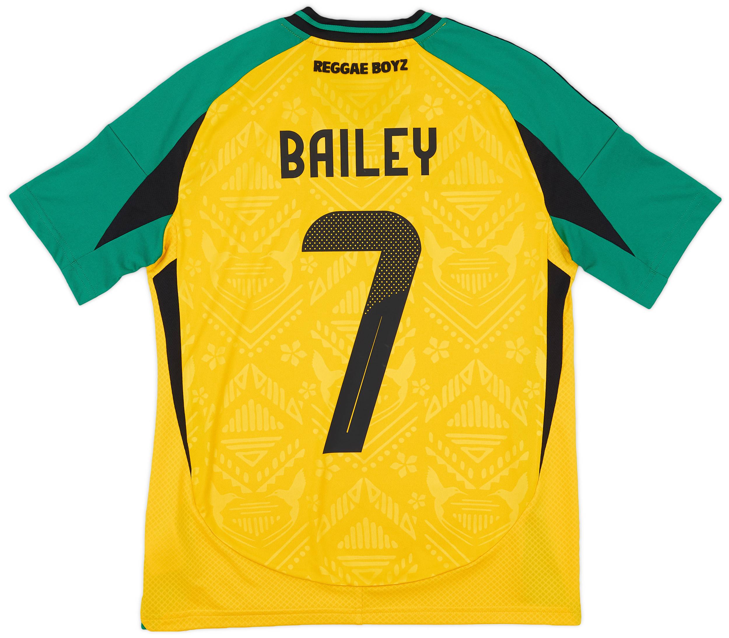 2024 25 Jamaica Home Shirt Bailey 7 Youths