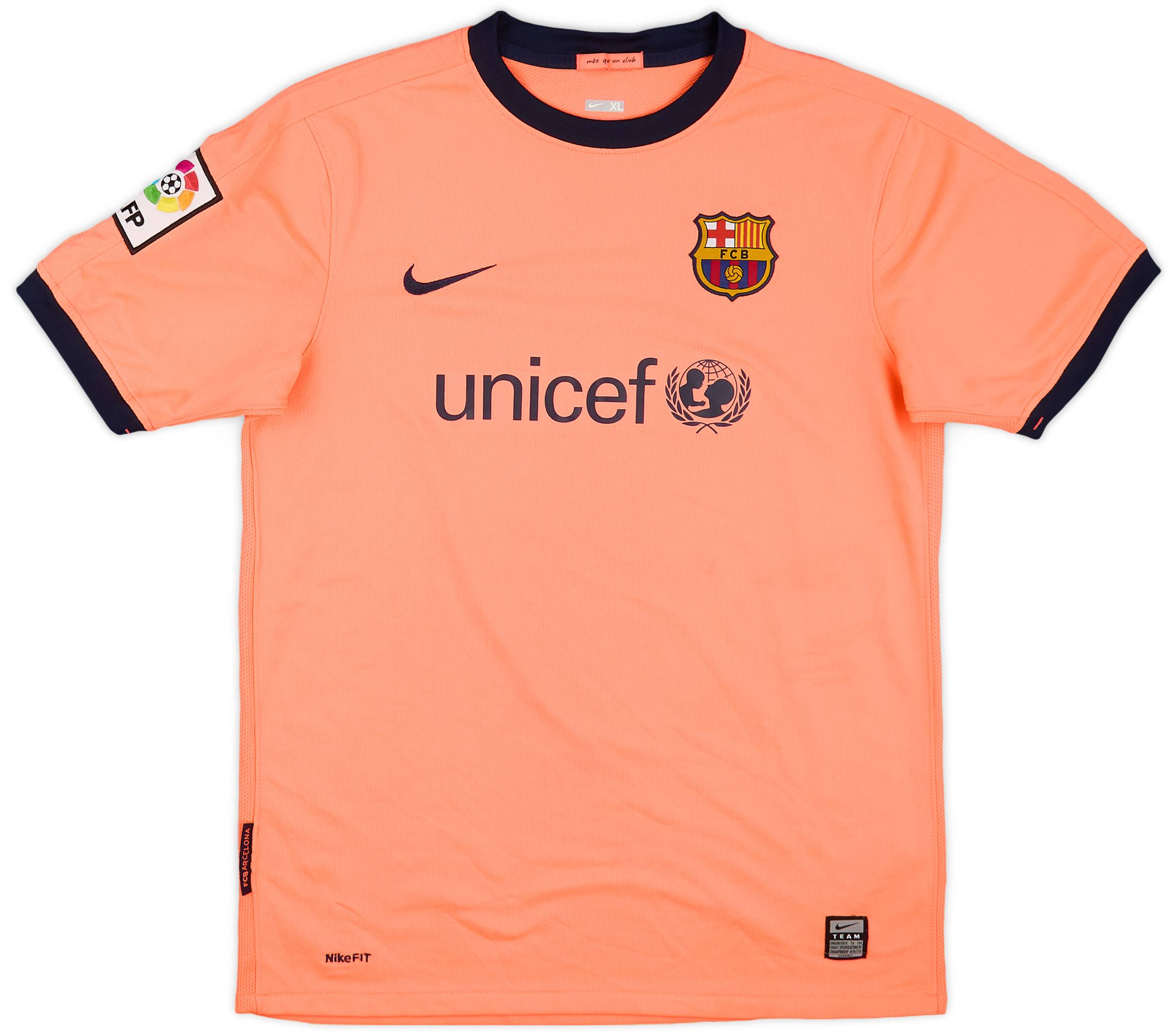 2009-10 Barcelona Away Shirt - 7/10 - (XL.Boys)