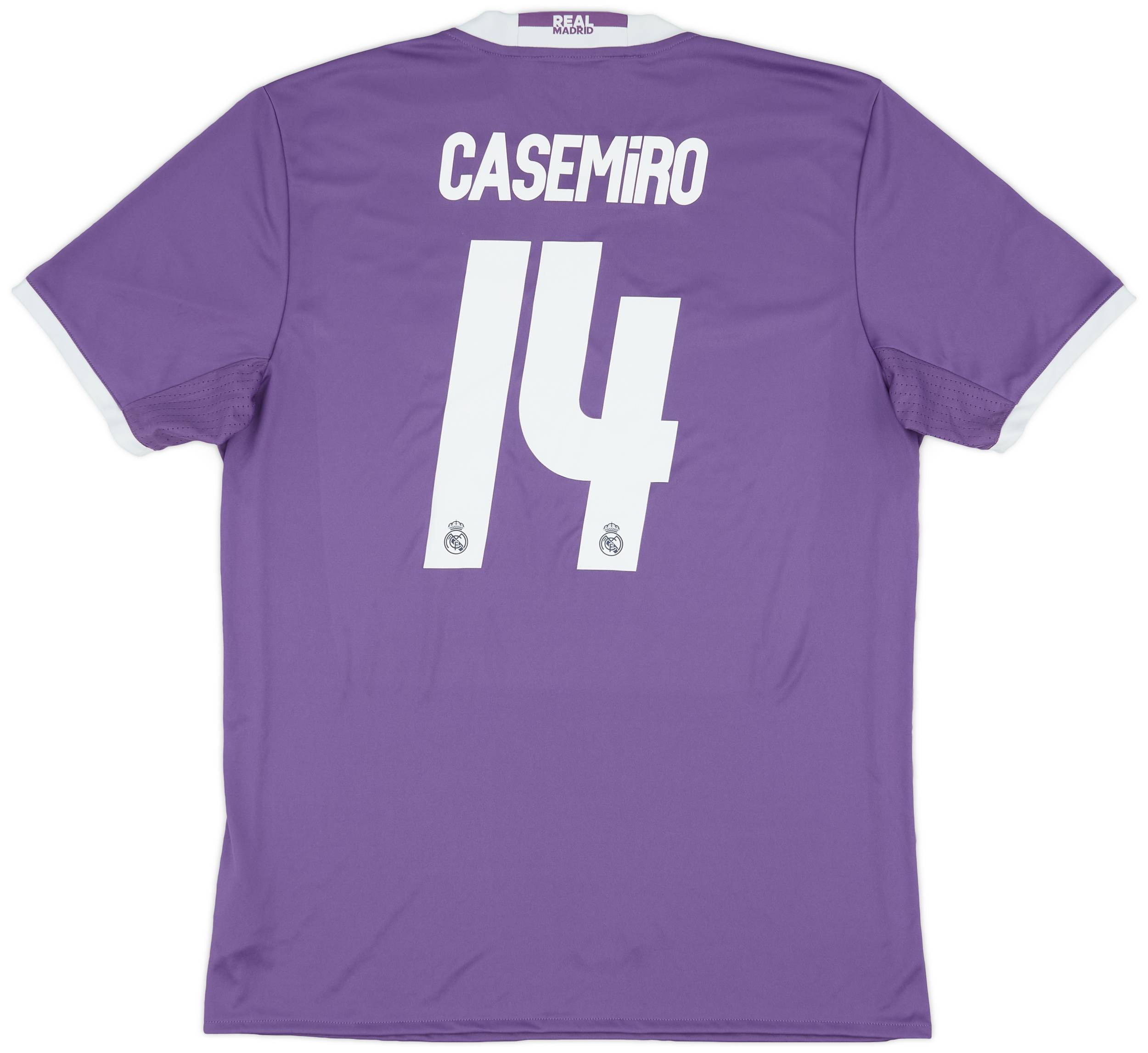2016-17 Real Madrid Away Shirt Casemiro #14 (L)