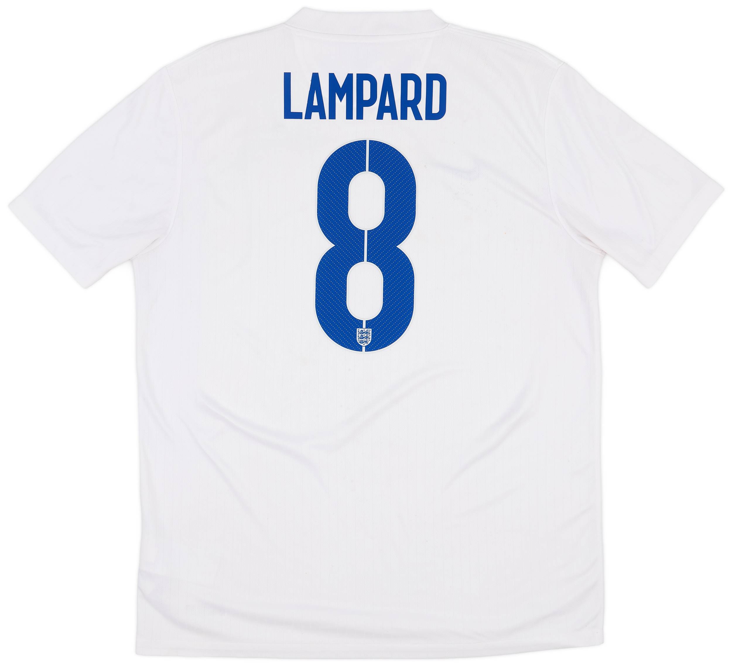 2014-15 England Home Shirt Lampard #8 - 7/10 - (L)