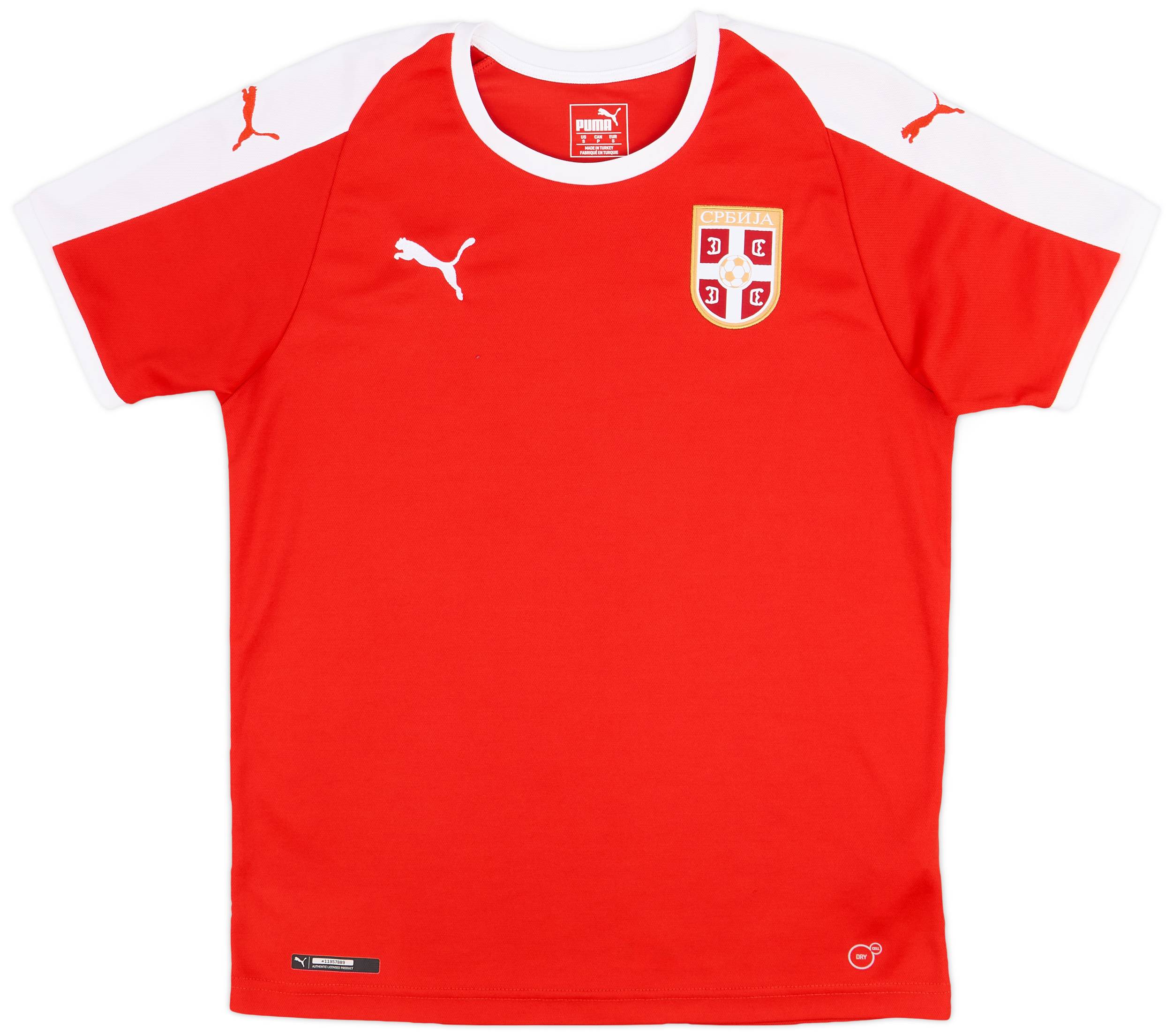 2018-19 Serbia Home Shirt - 9/10 - (S)