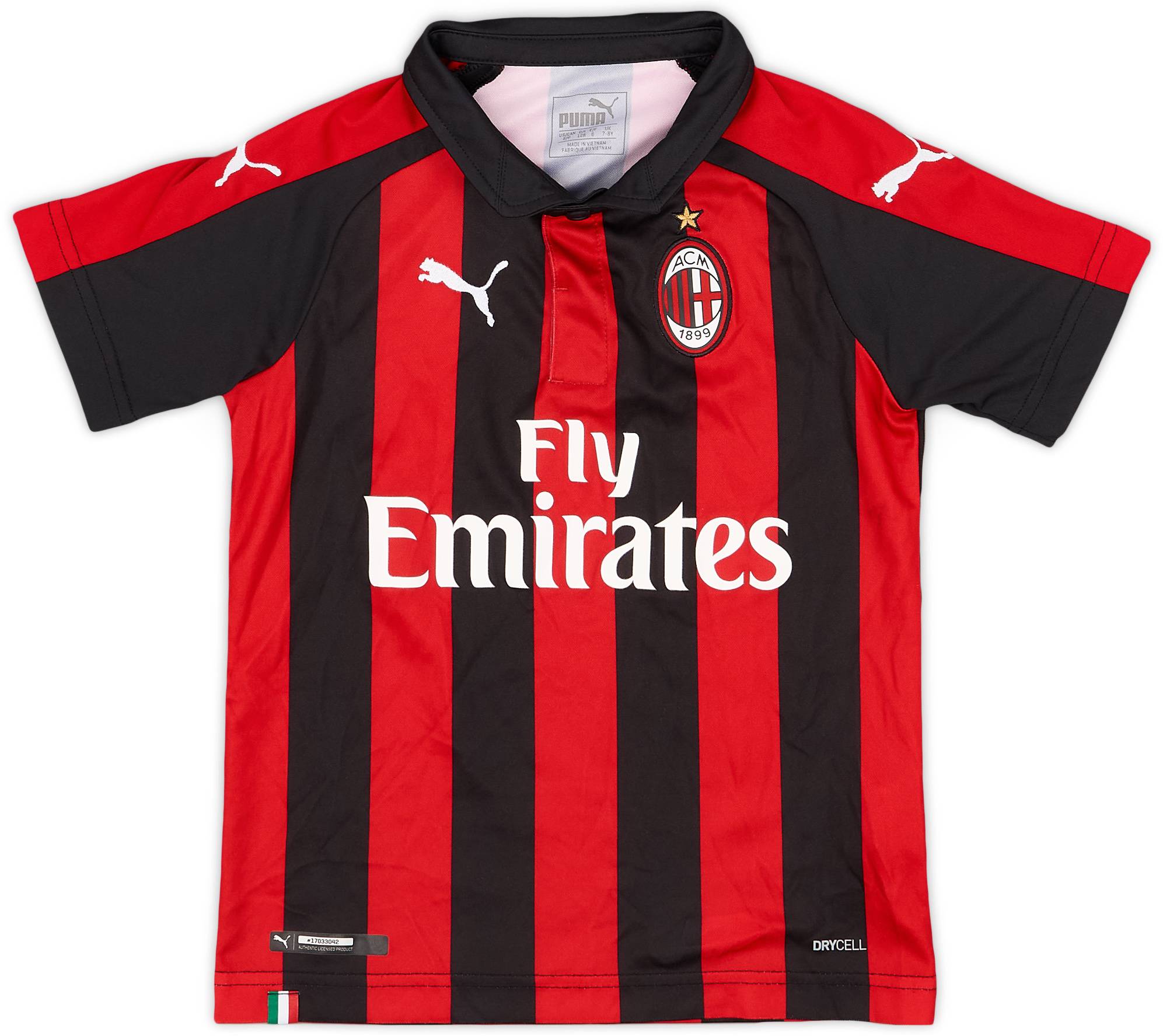 Camiseta ac milan 2018 hot sale