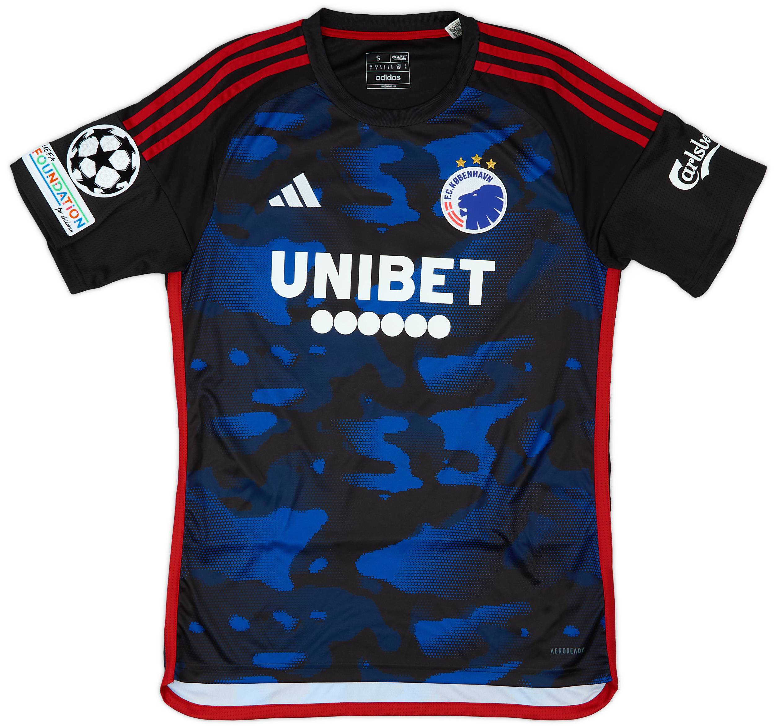 2023-24 Copenhagen Match Issue Champions League Away Shirt