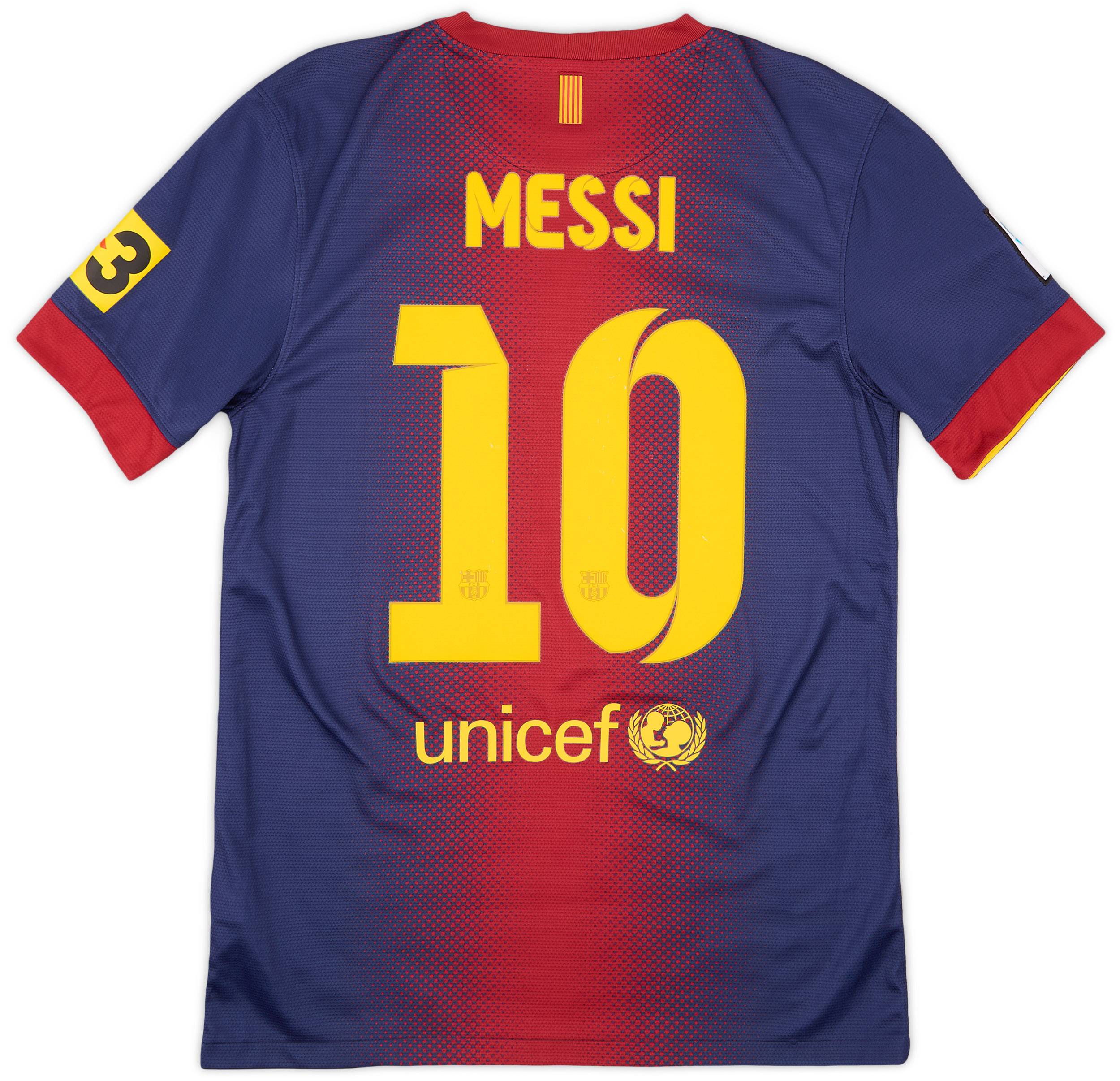 2012-13 Barcelona Home Shirt Messi #10 - 8/10 - (S)