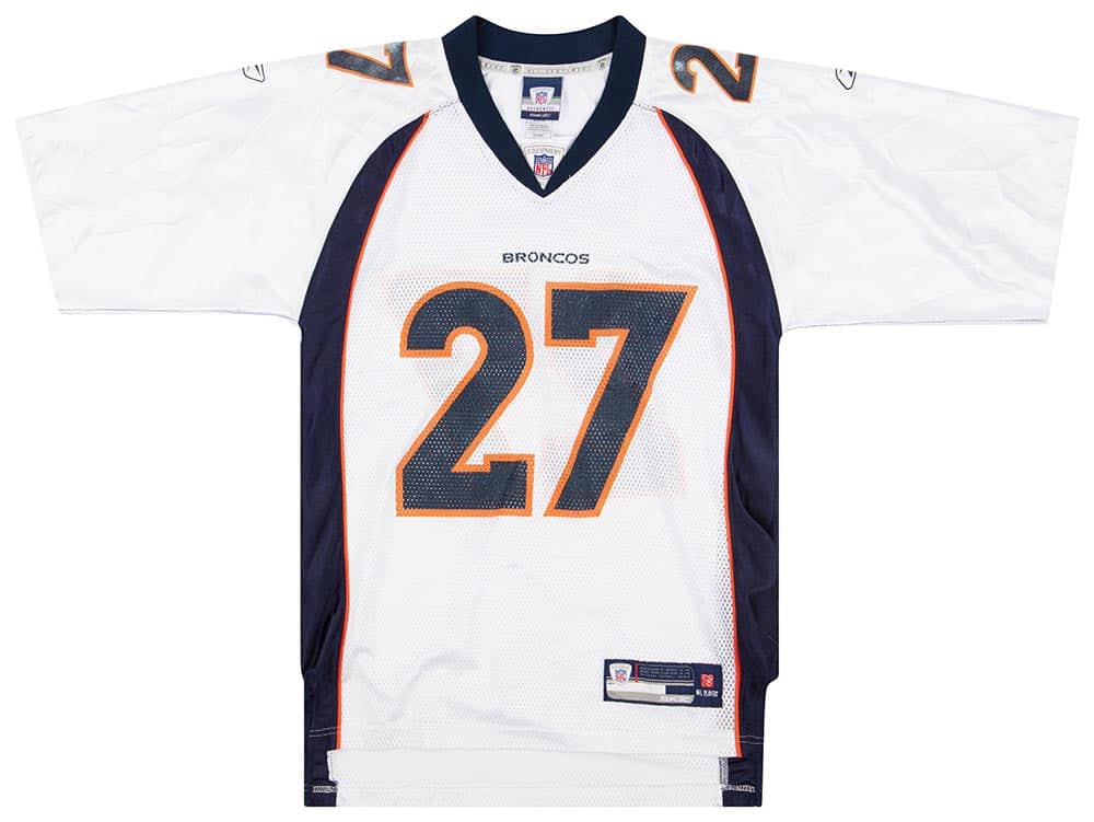 2009 Denver Broncos Moreno #27 Reebok On Field Jersey (Away) S
