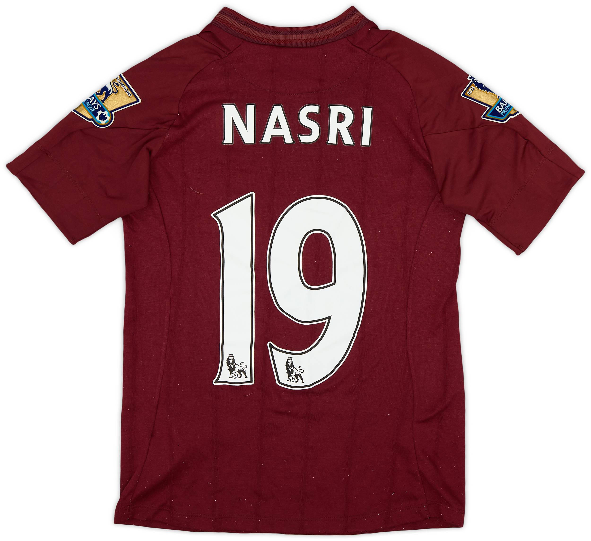 2012-13 Manchester City Away Shirt Nasri #19 - 8/10 - (L.Boys)