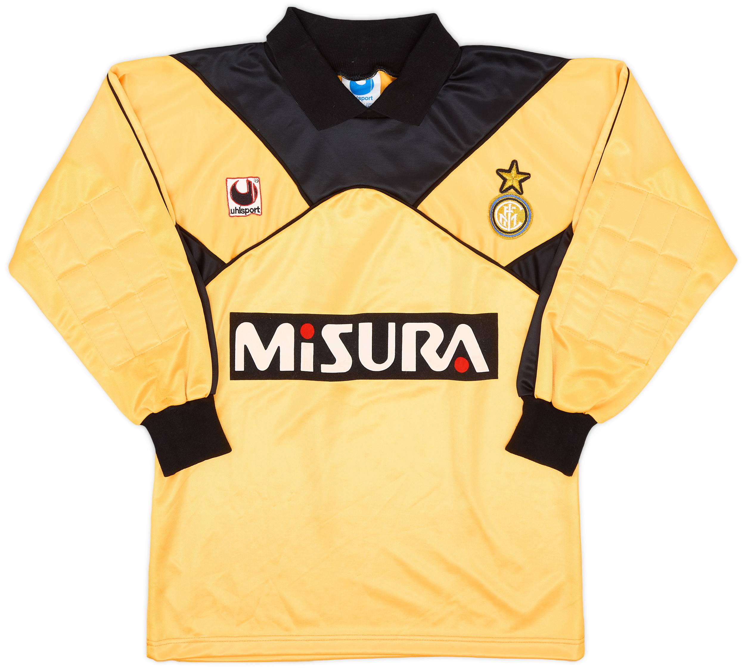 1990-91 Inter Milan GK Shirt #1 - 9/10 - (S)