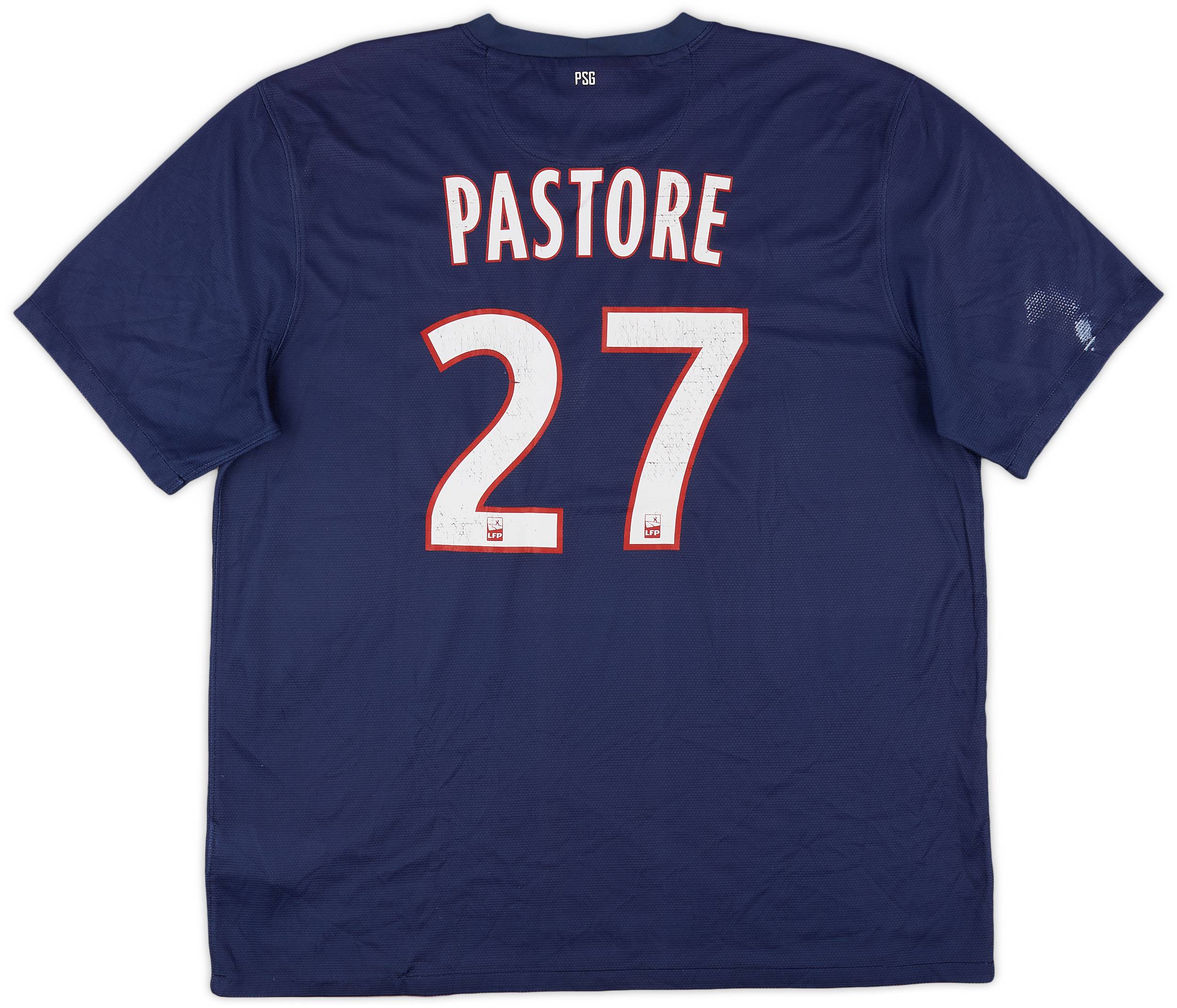 2012-13 Paris Saint-Germain Home Shirt Pastore #27 - 5/10 - (XL)