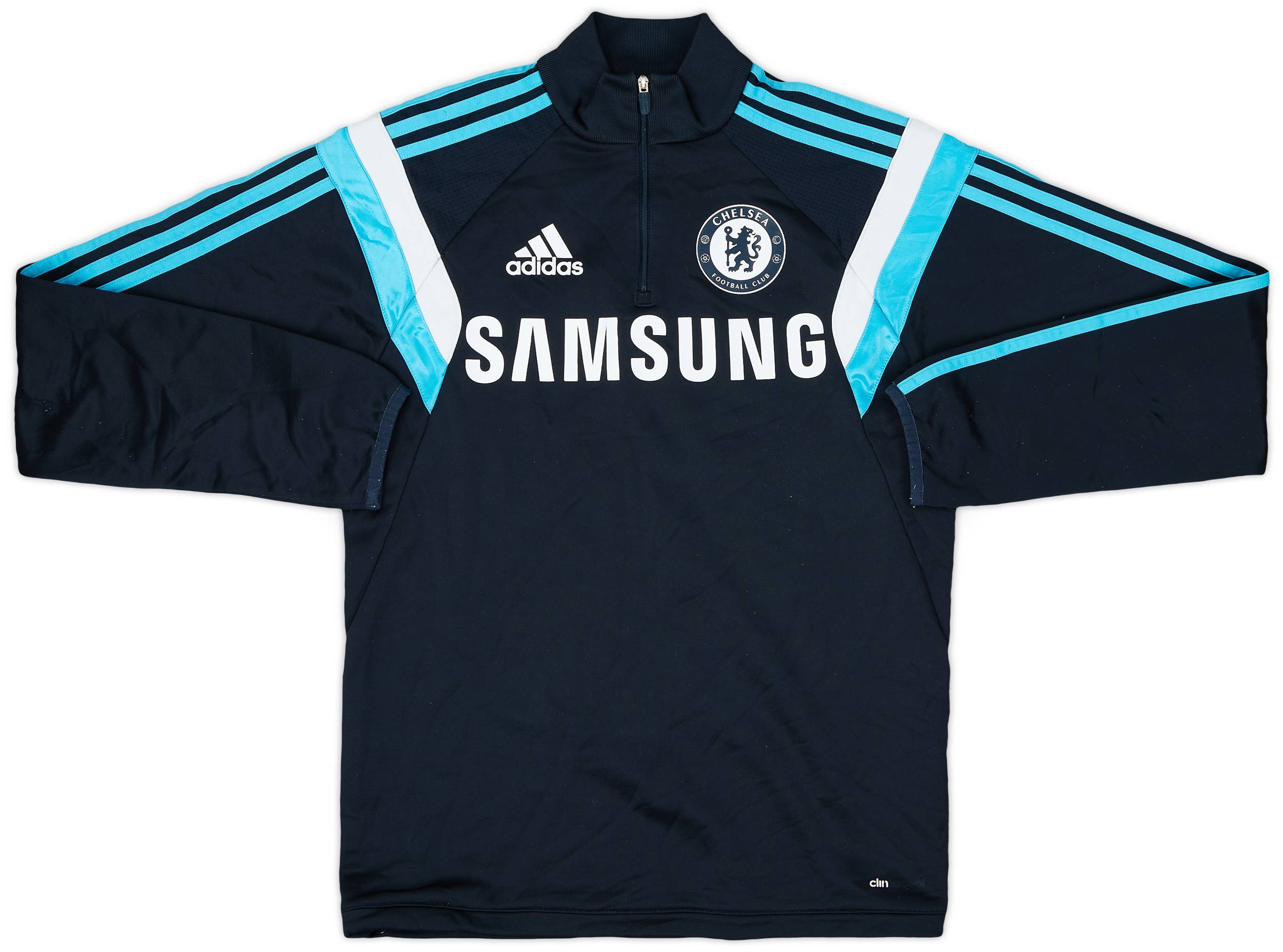 2014-15 Chelsea adidas 1/4 Zip Drill Top - 7/10 - (XS)