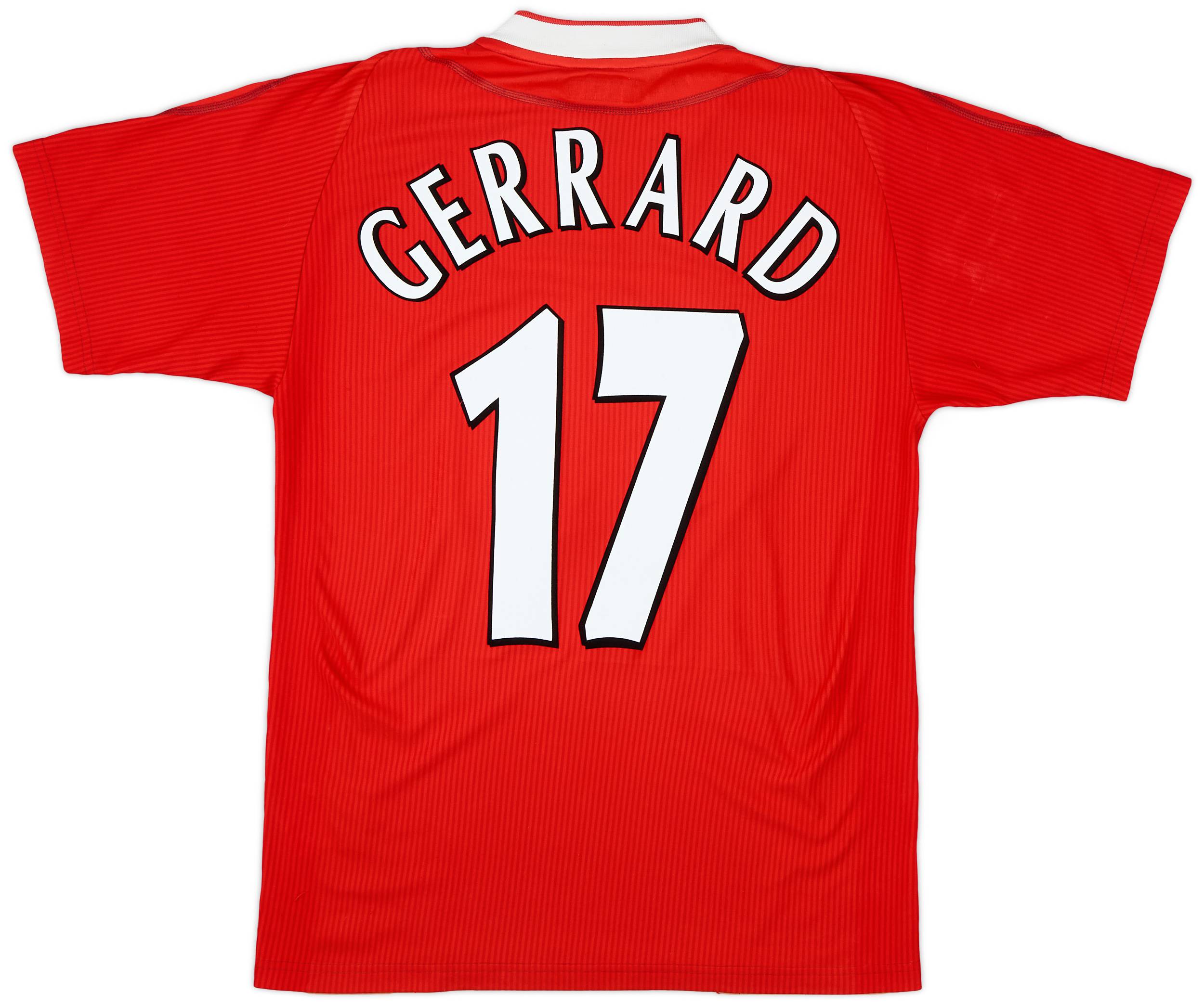 2002-04 Liverpool Home Shirt Gerrard #17 - 6/10 - (S)