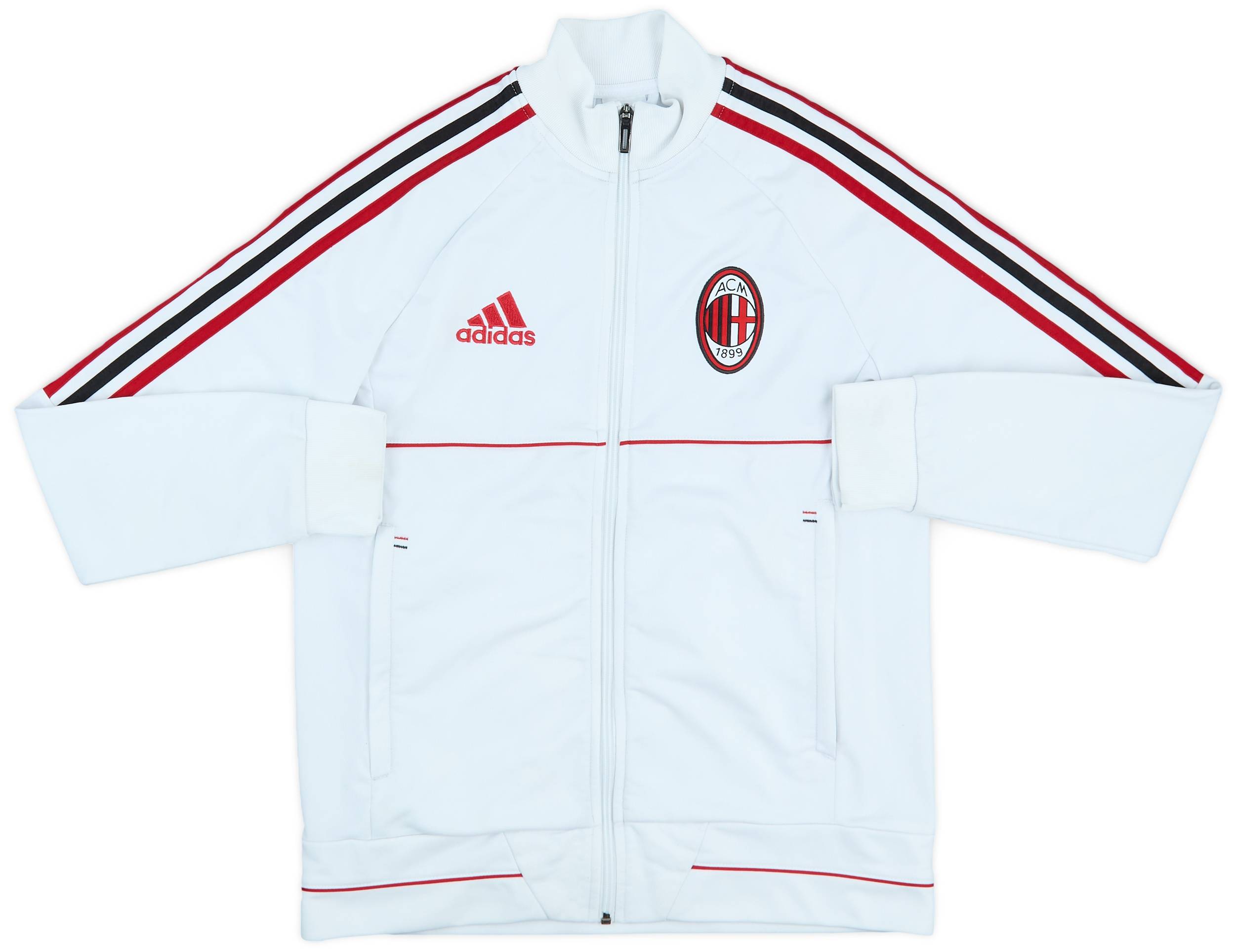 2017-18 AC Milan adidas Track Jacket - 8/10 - (L.Boys)