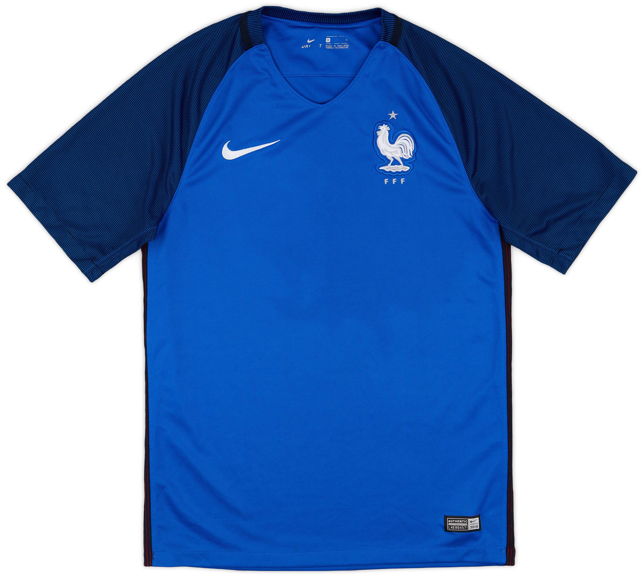2016-17 France Home Shirt - 9/10 - (S)