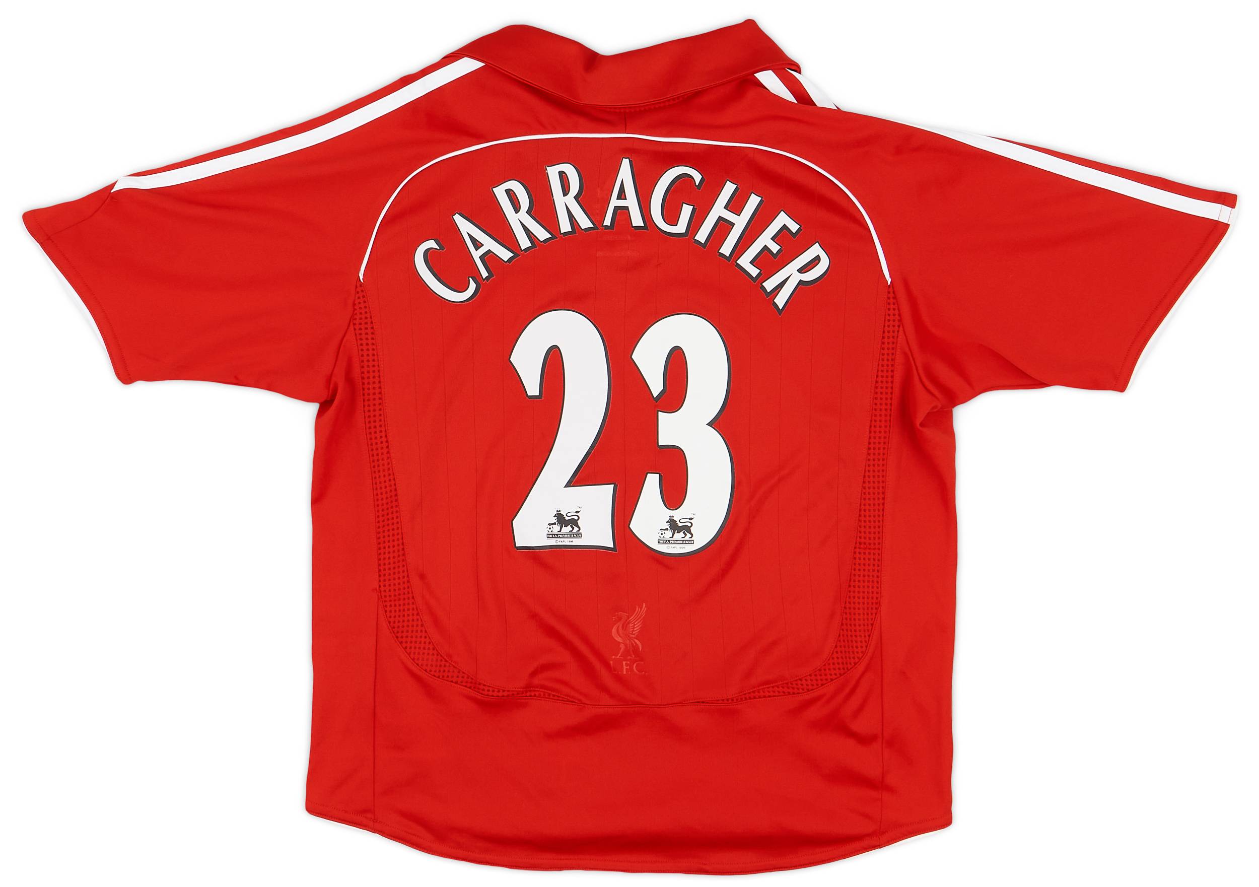 2006-08 Liverpool Home Shirt Carragher #23 - 9/10 - (S.Boys)