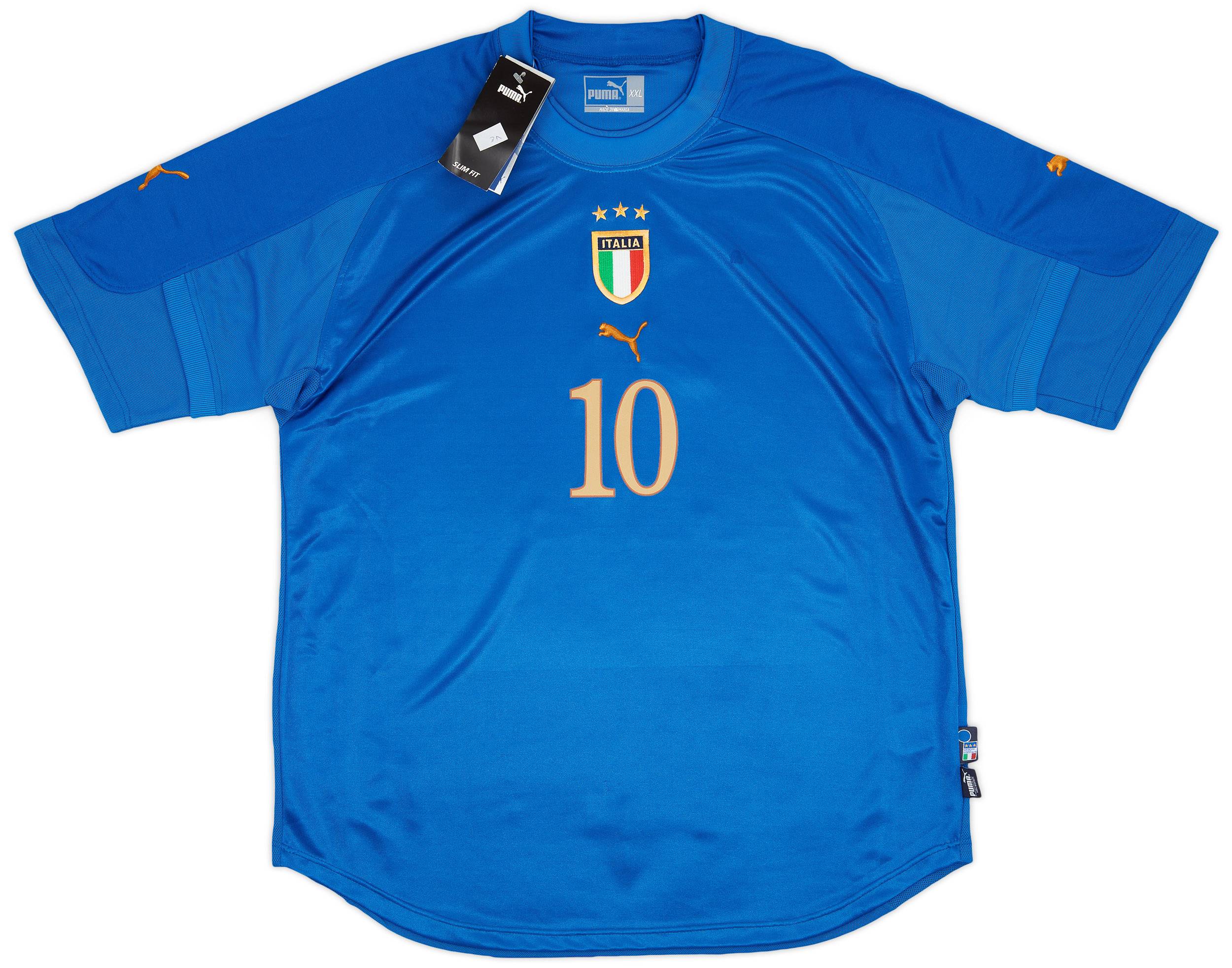 2004-06 Italy Home Shirt Baggio #10 (XXL)