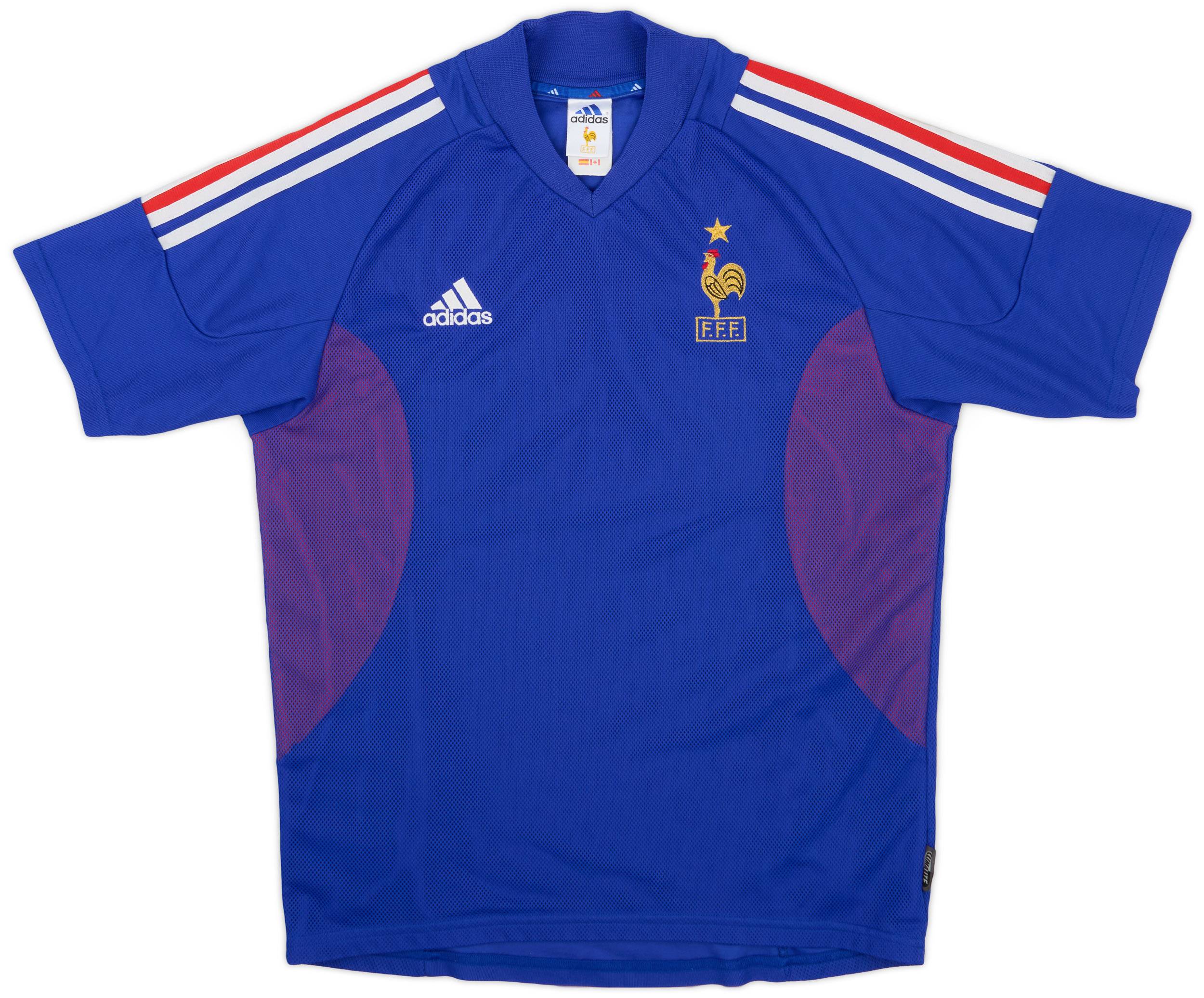 2002-04 France 'Signed' Home Shirt - 7/10 - (S)