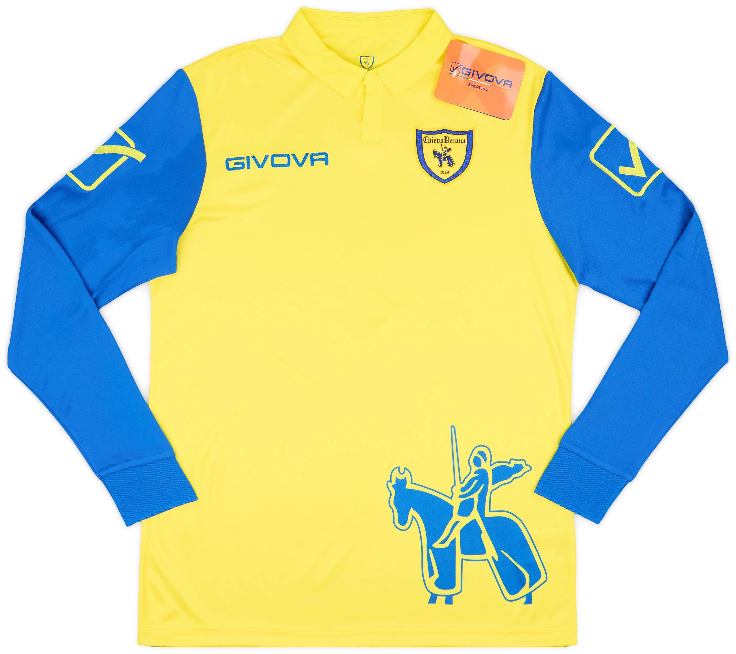 2019-20 Chievo Verona Home L/S Shirt (M)