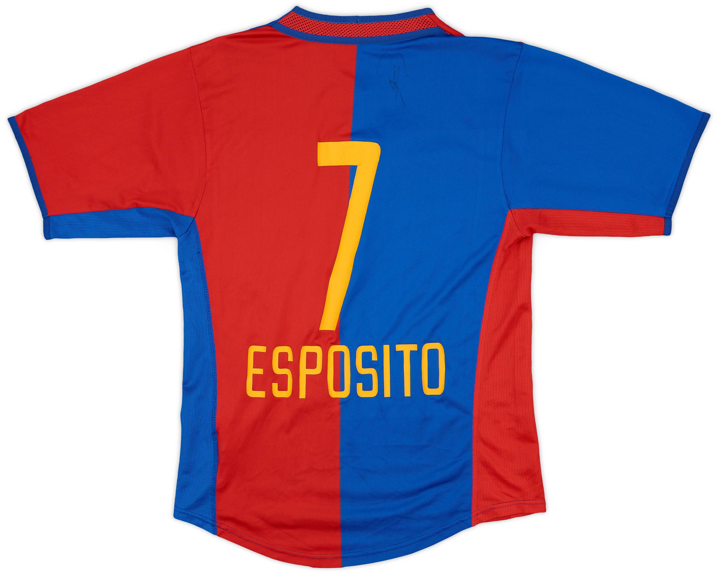 2002-04 FC Basel Home Shirt Esposito #7 - 5/10 - (S)