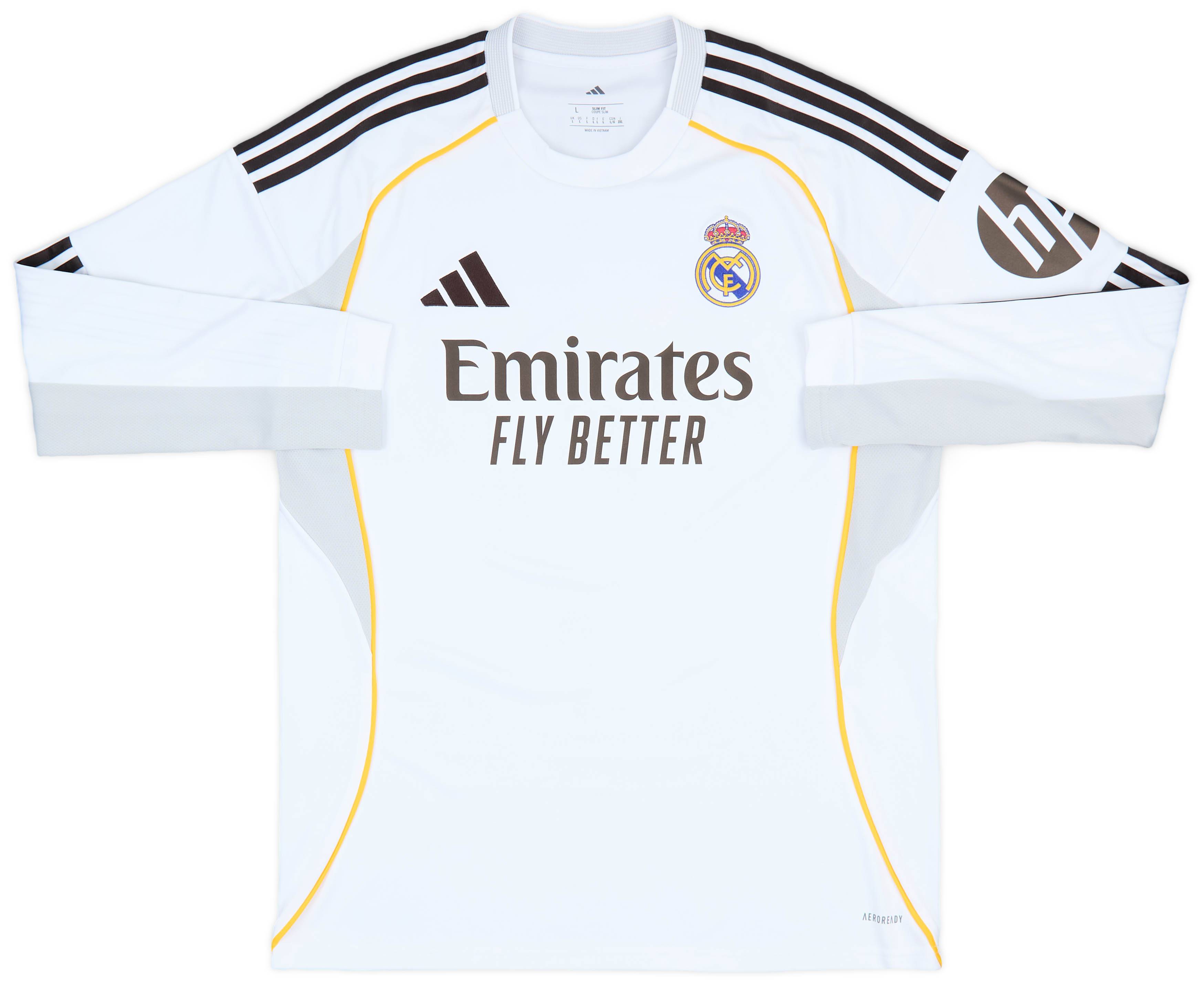 2025-26 Real Madrid Home L/S Shirt Vini Jr. #7