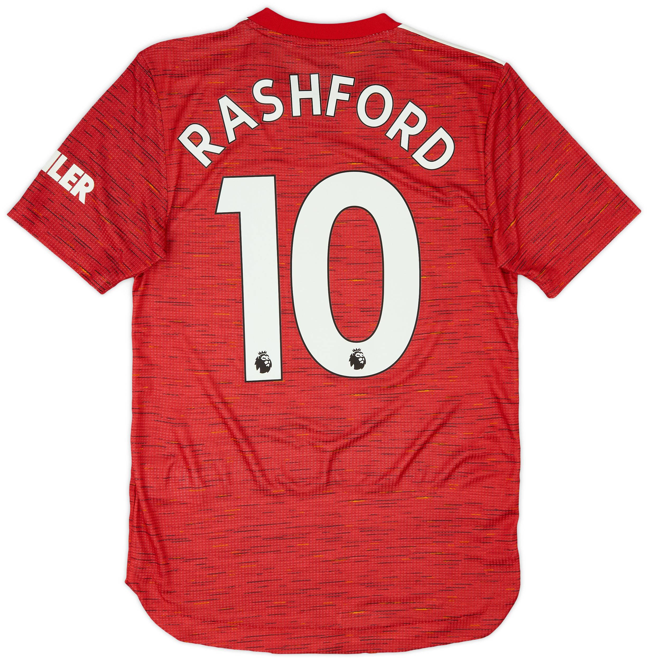 2020-21 Manchester United Authentic Home Shirt Rashford #10 (XS)