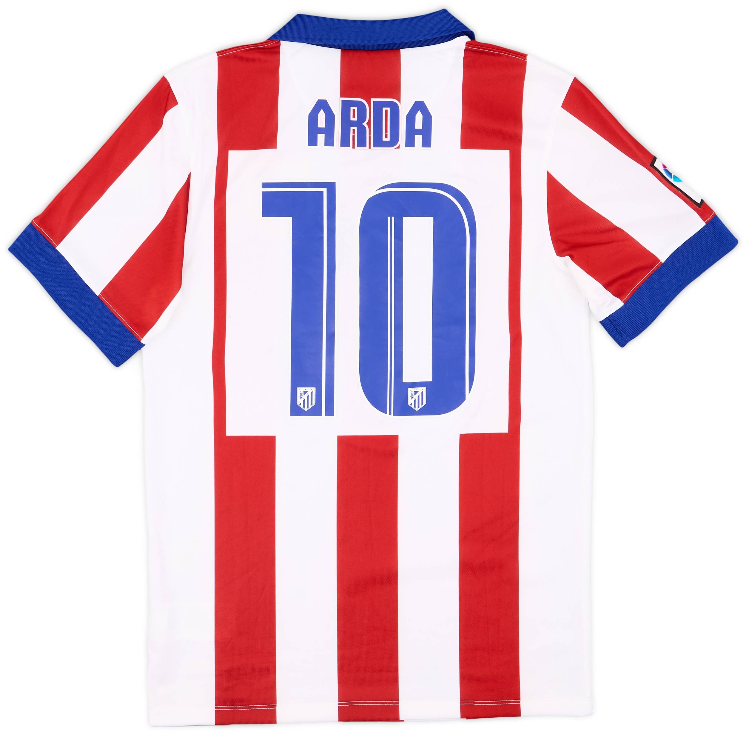 2014-15 Atletico Madrid Home Shirt Arda #10 - 8/10 - (S)
