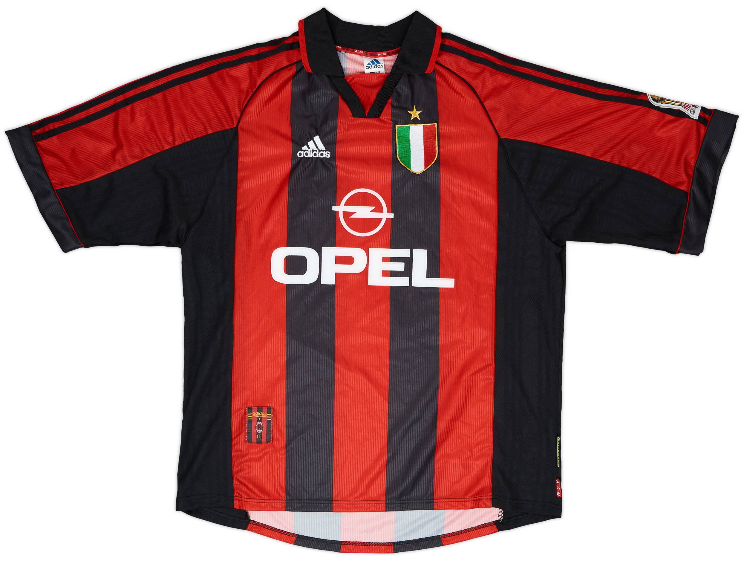 1998-00 AC Milan Player Issue Signed Home Shirt Bierhoff #20 - 6