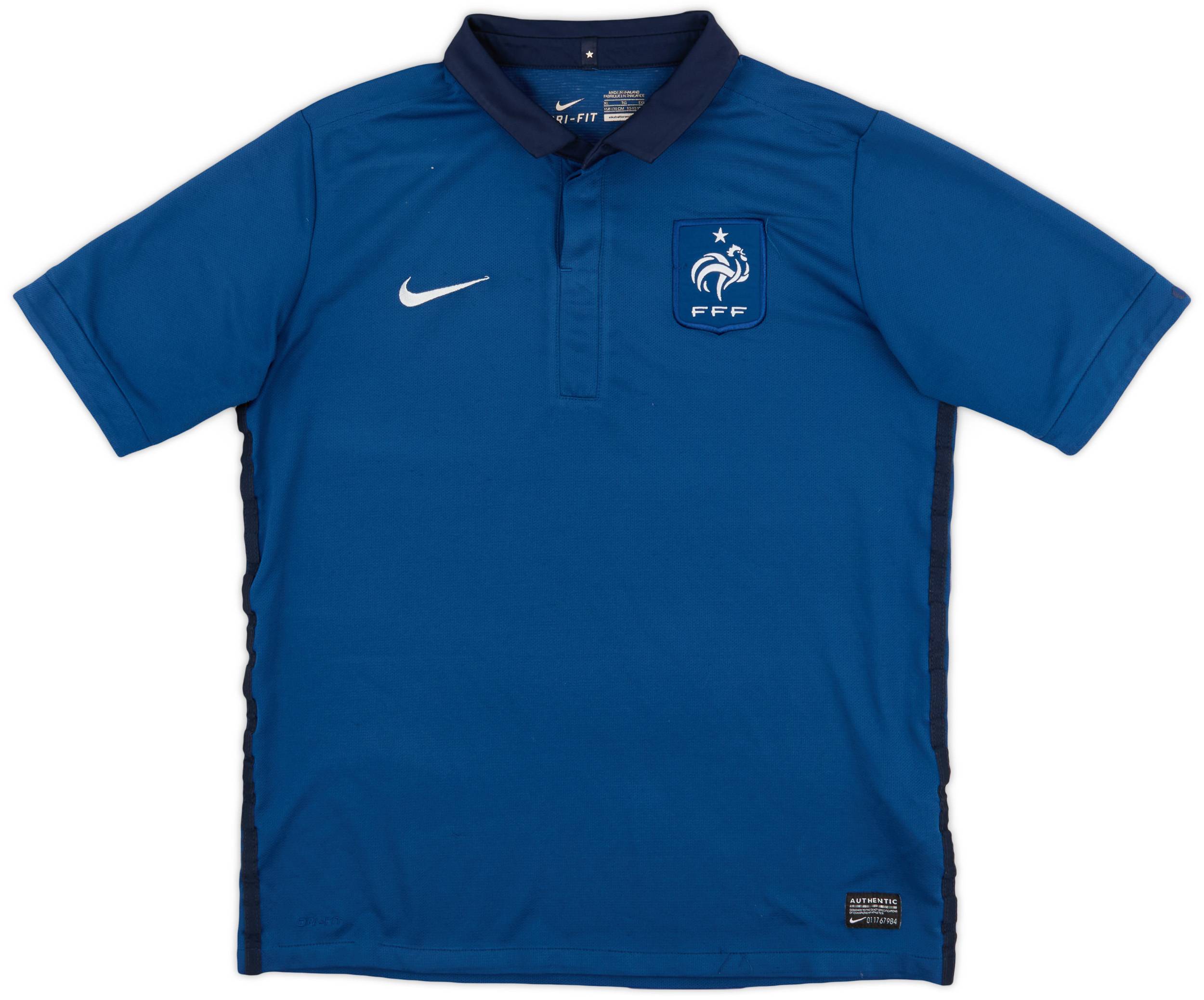 2011-12 France Home Shirt - 5/10 - (XL.Boys)