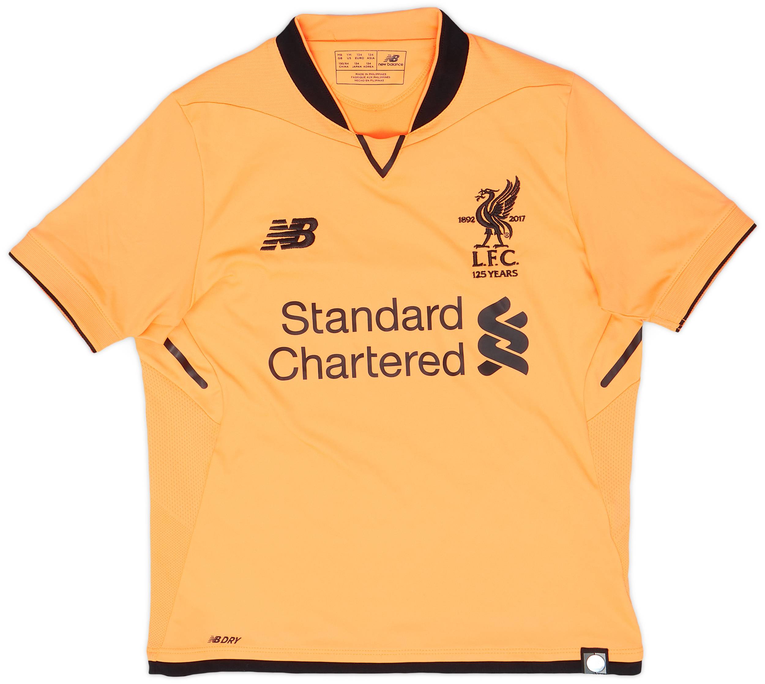 2017-18 Liverpool 125 Years Third Shirt - 10/10 - (M.Boys)