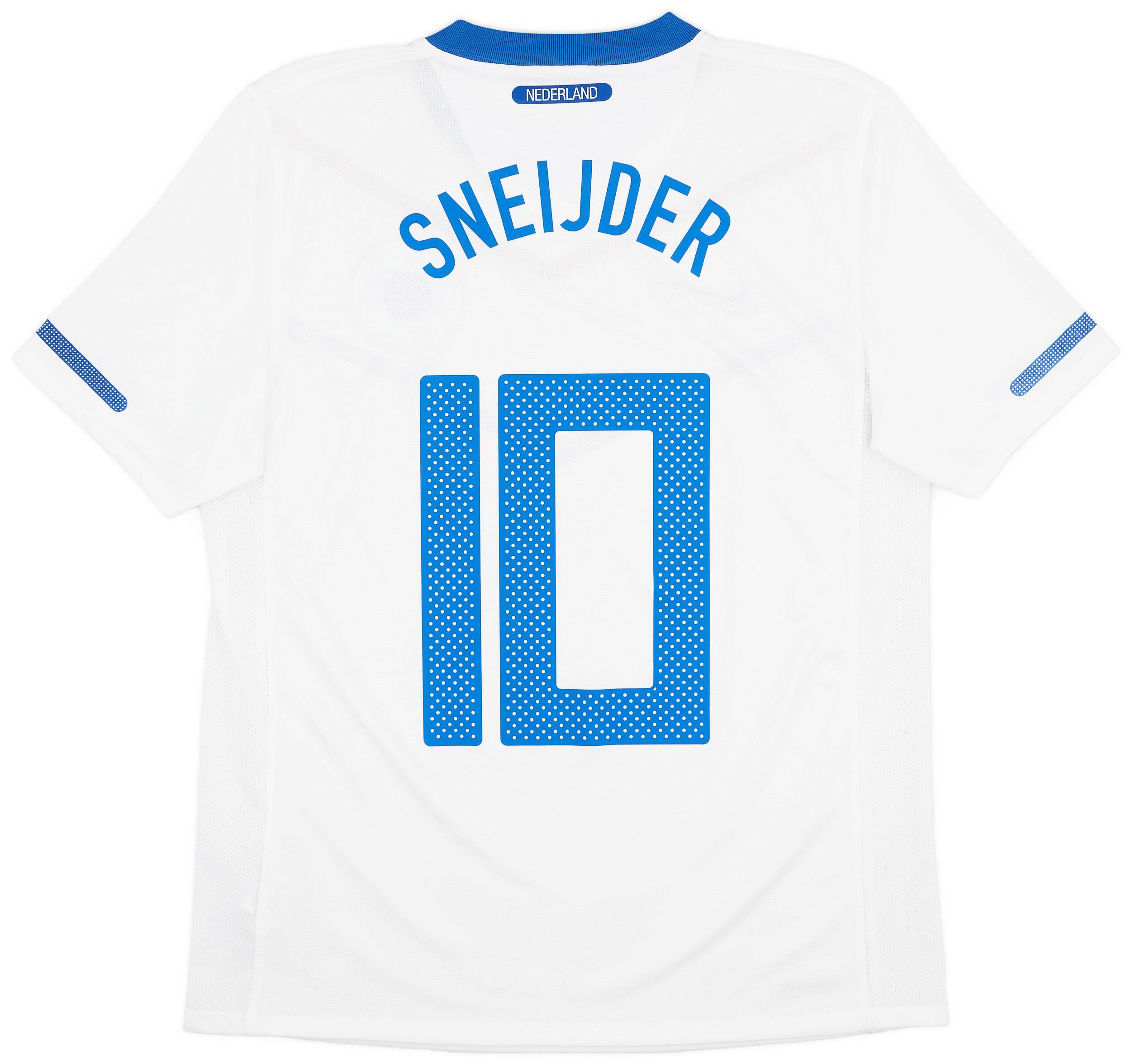 2010-11 Netherlands Away Shirt Sneijder #10 - 8/10 - (M)