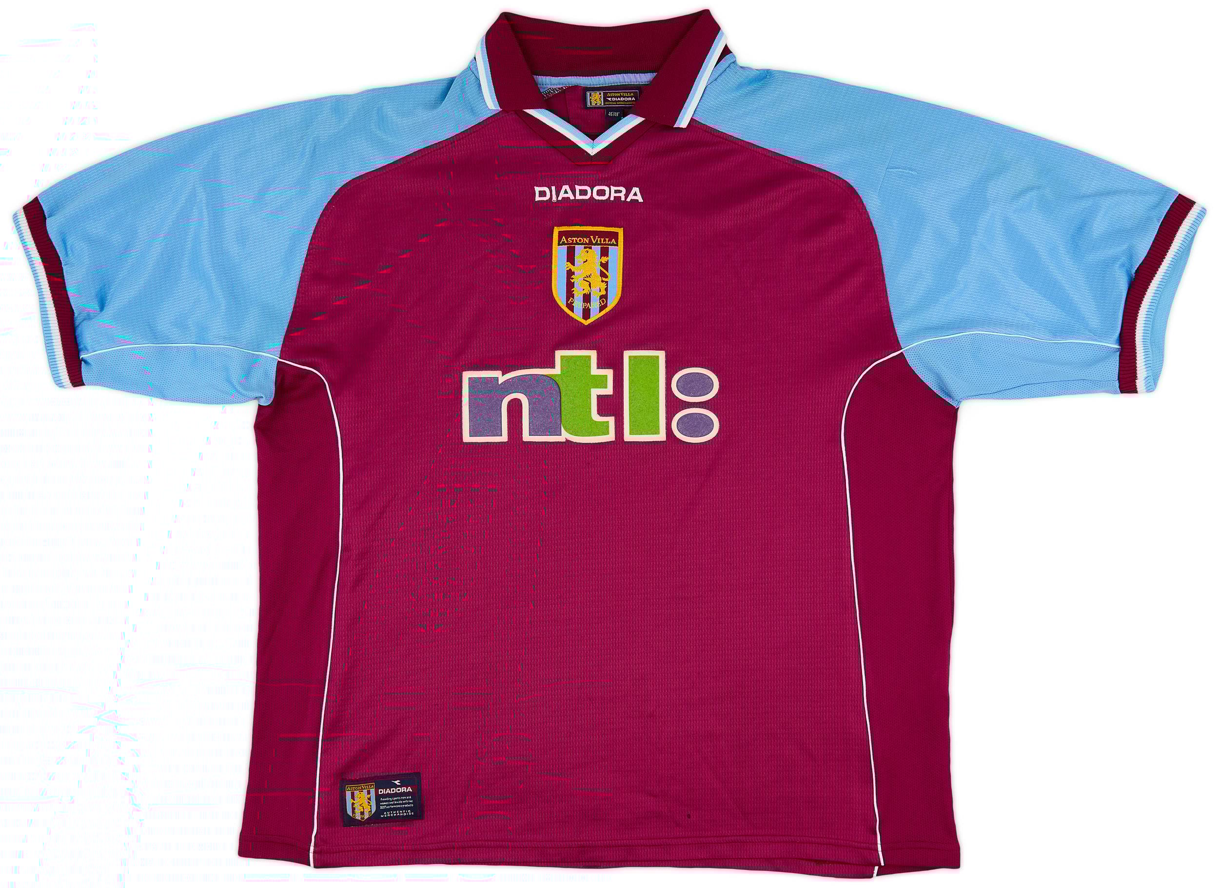 2000-01 Aston Villa Home Shirt - 6/10 - (XL)