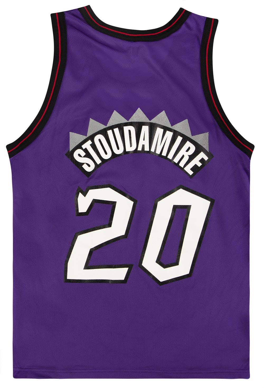 NBA チャンピオン　Raptors Stoudamire 20 ジャージ 紫 NBA チャンピオン Raptors Stoudamire 20 ジャージ 紫 Vintage