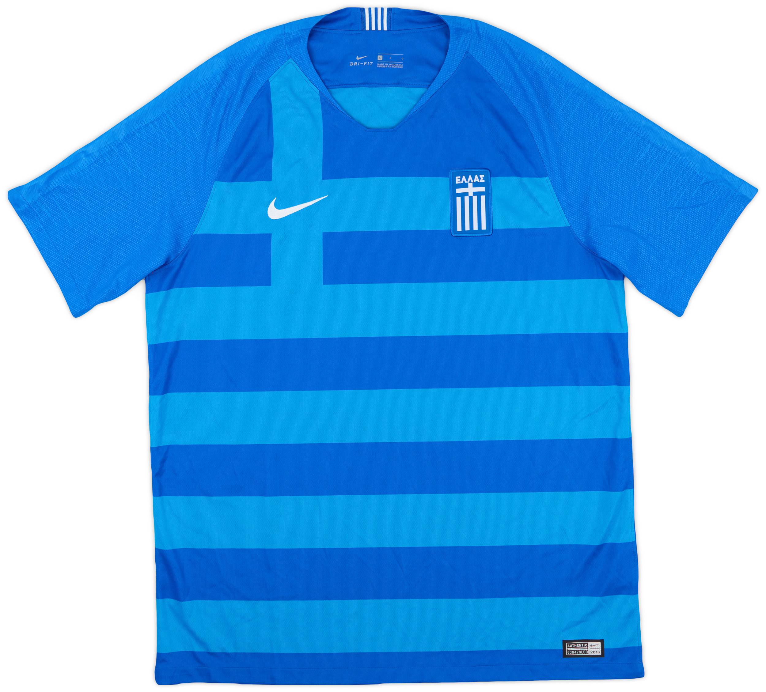 2018-19 Greece Away Shirt - 10/10 - (L)
