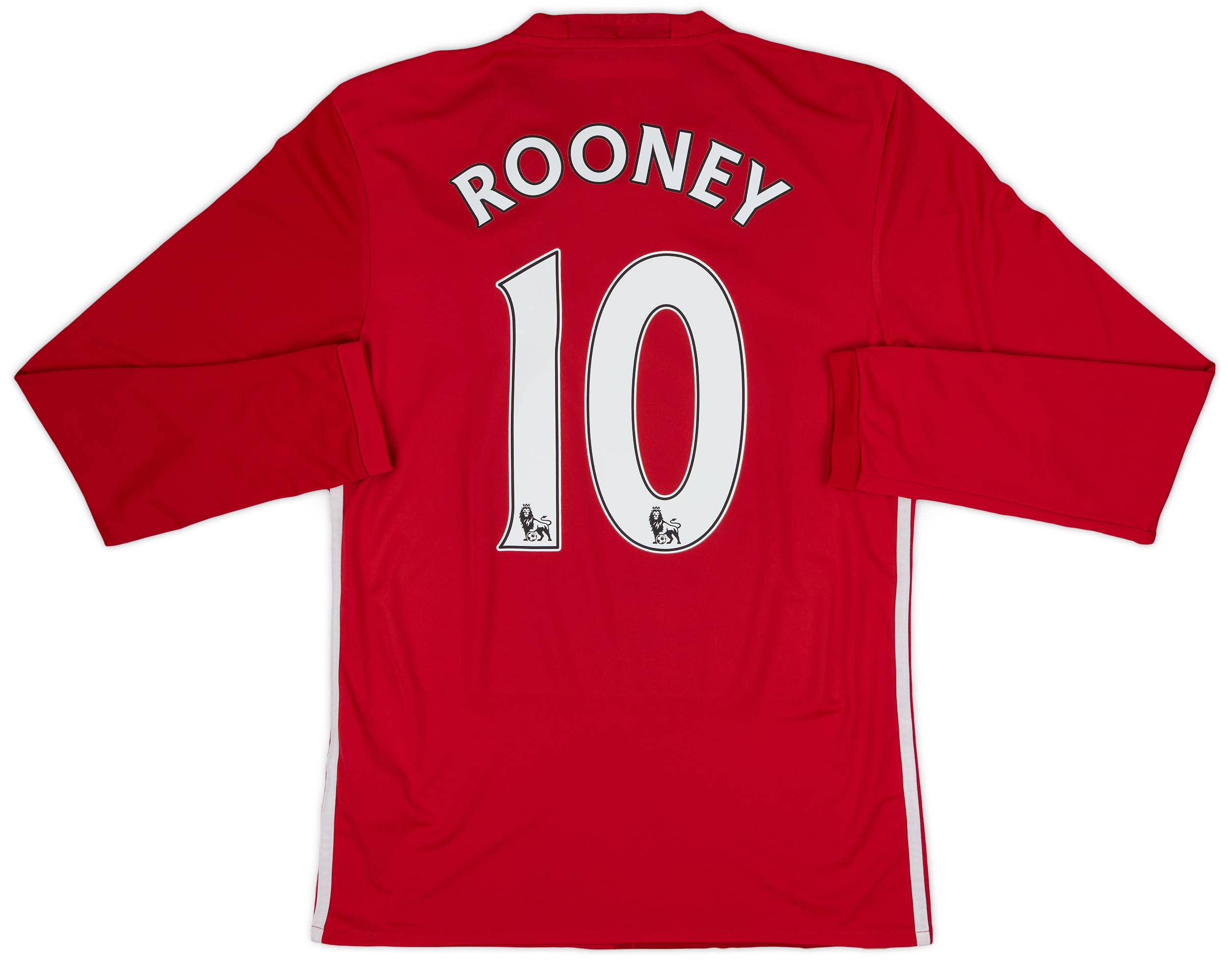 2016-17 Manchester United Home L/S Shirt Rooney #10 - 6/10 - (S)
