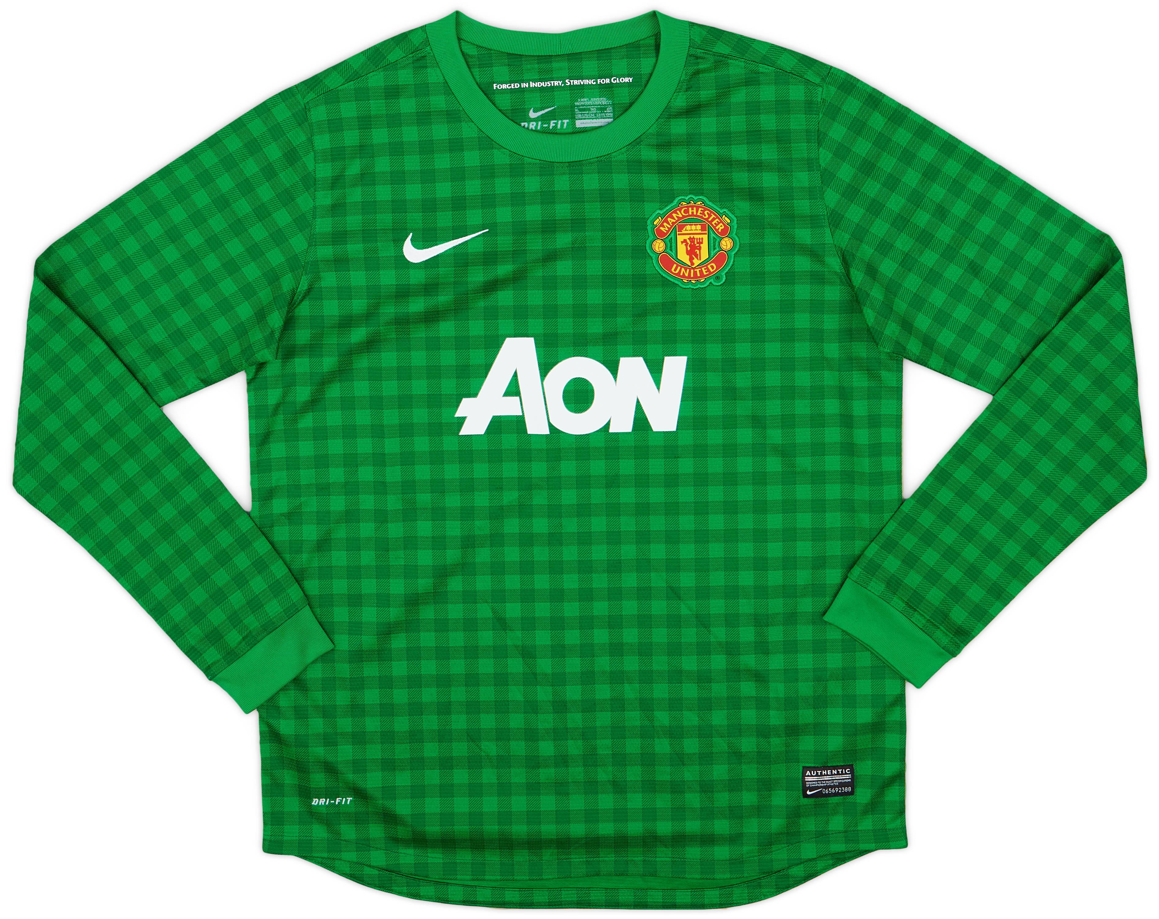 2012-13 Manchester United GK Away Shirt - 9/10 - (XL.Boys)