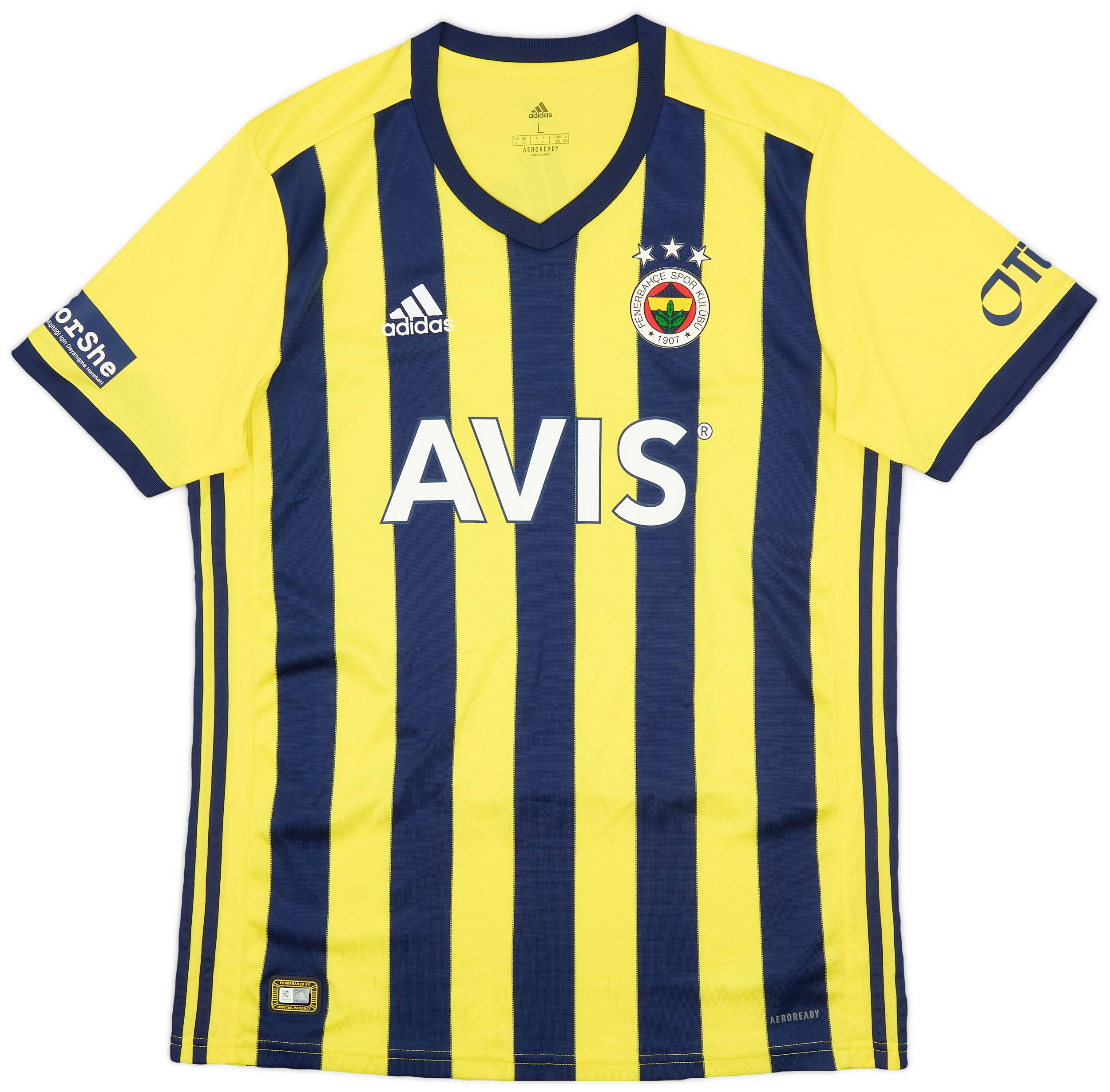 2020-21 Fenerbahce Home Shirt - 9/10 - (L)