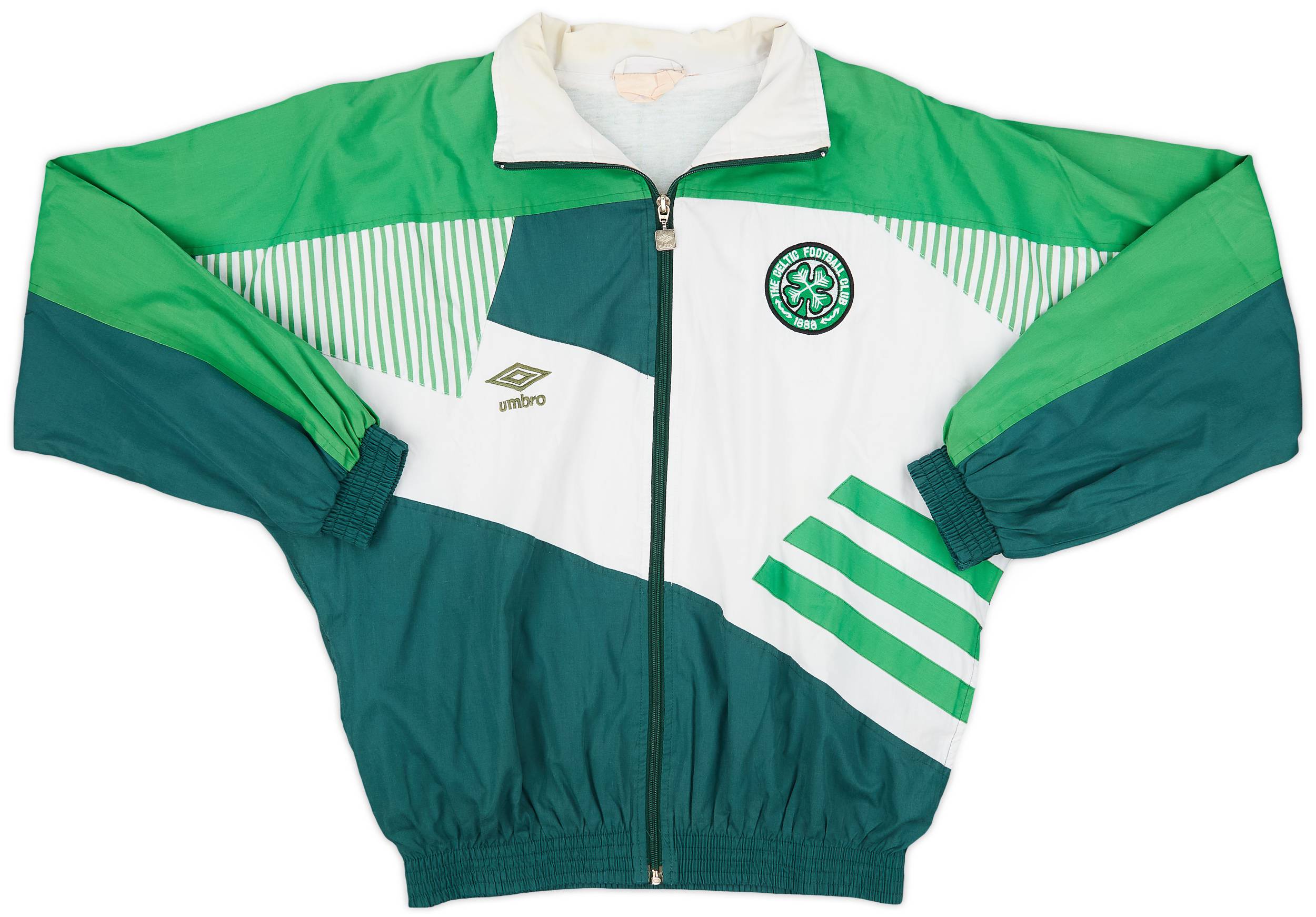 1991-92 Celtic Umbro Track Jacket - 7/10 - (L)