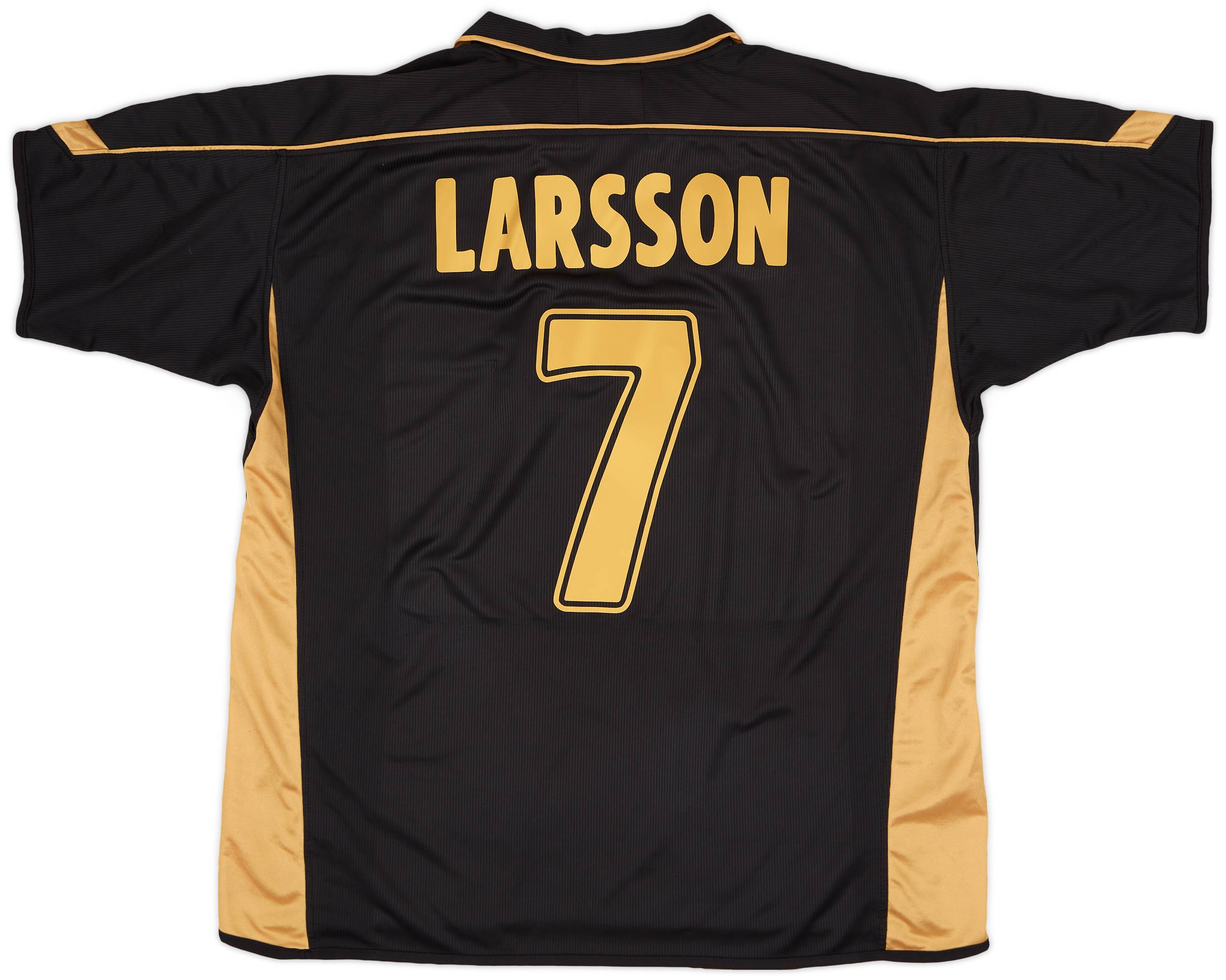 2003-04 Celtic Away Shirt Larsson #7 - 6/10 - (XXL)