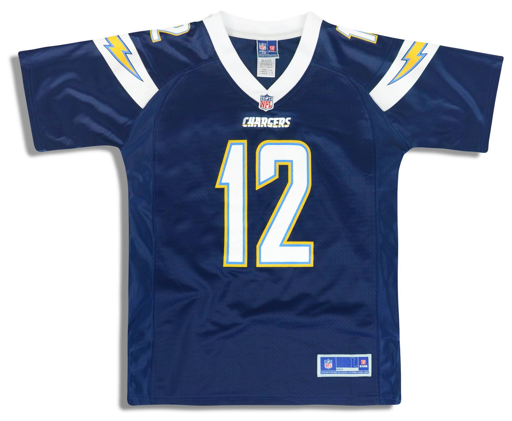 2016 San Diego Chargers Benjamin 12 NFL Pro Line Jersey Home Y
