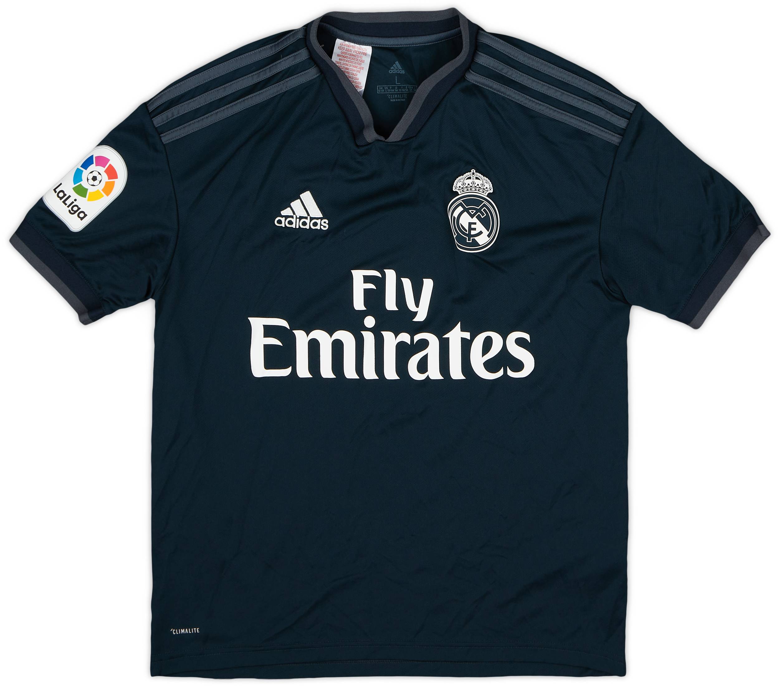 2018-19 Real Madrid Away Shirt - 8/10 - (L.Boys)
