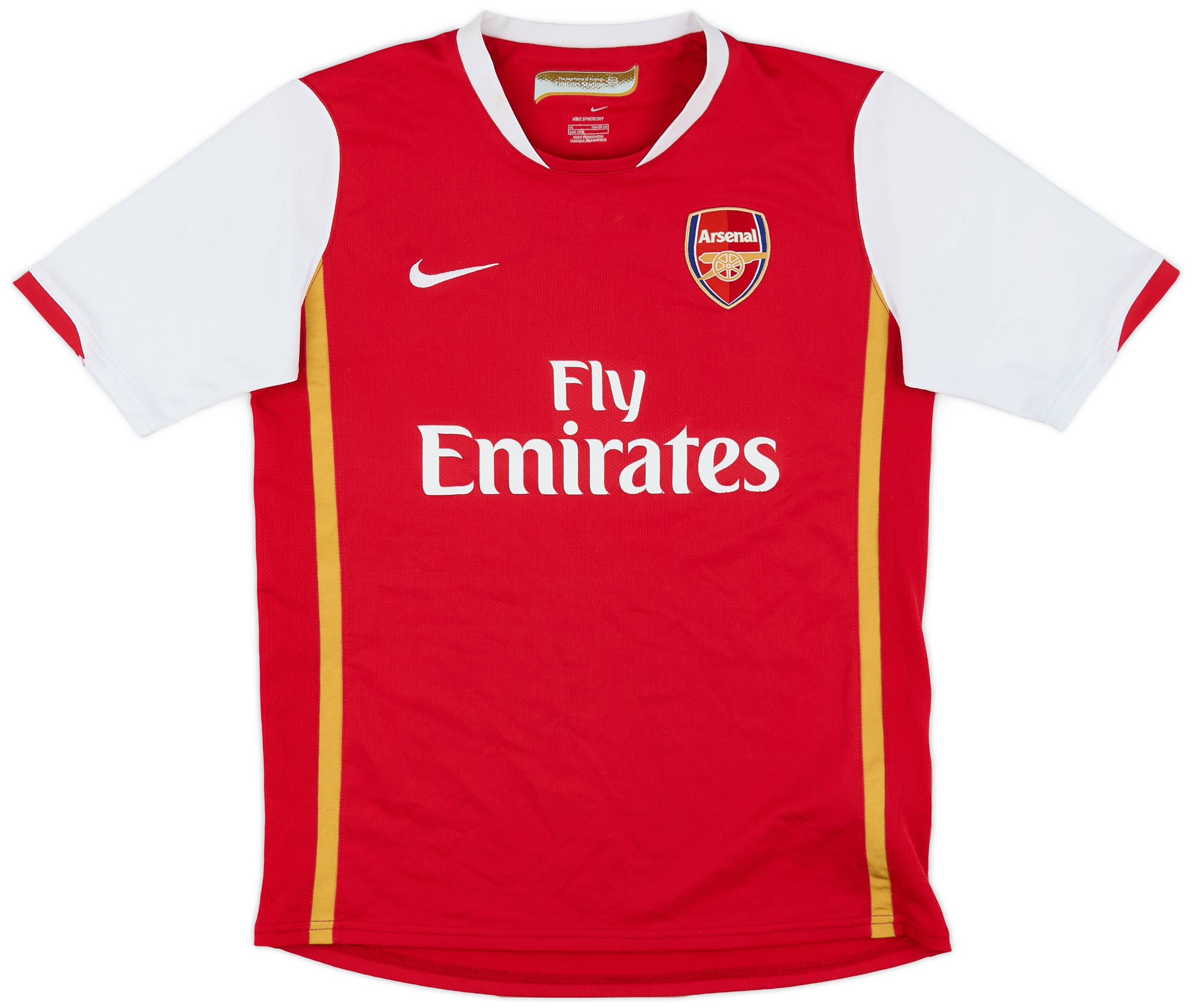 2006-08 Arsenal Home Shirt - 6/10 - (XL.Boys)