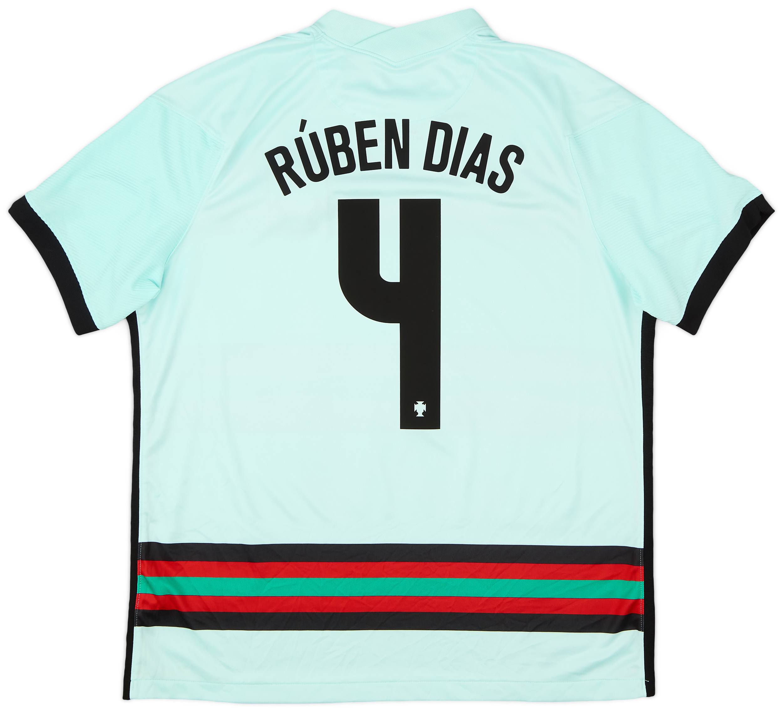2020-22 Portugal Away Shirt Ruben Dias #4 - 9/10 - (XL)